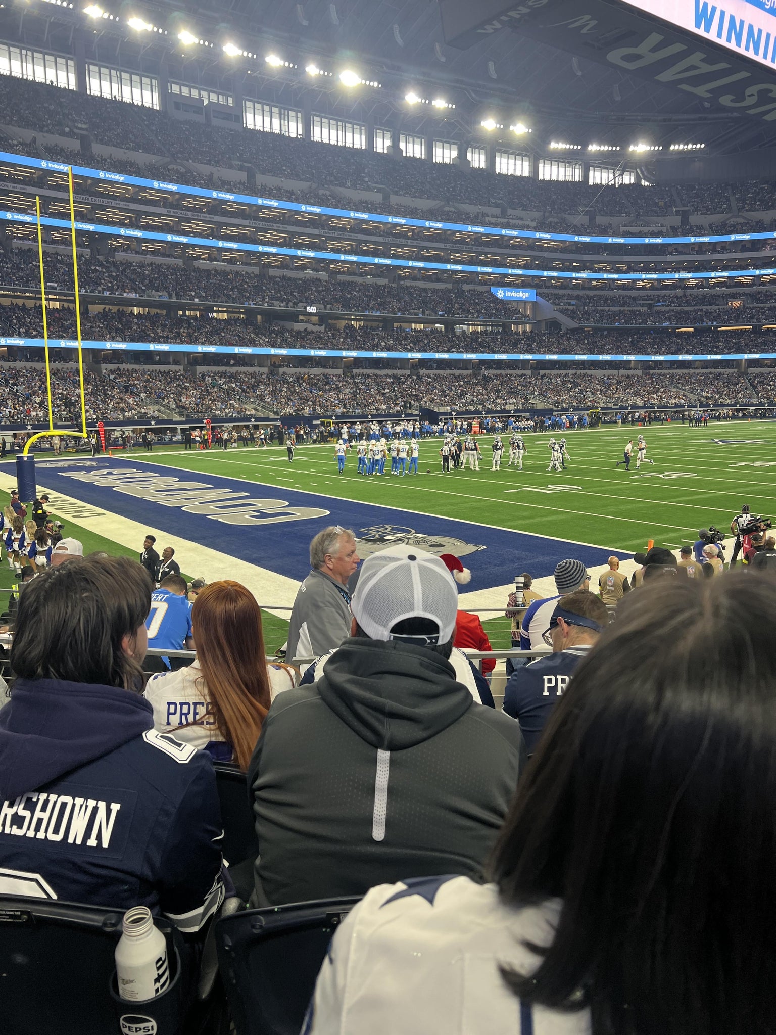 Real Fan View taken from Section 119 at AT&T Stadium by Rudy V