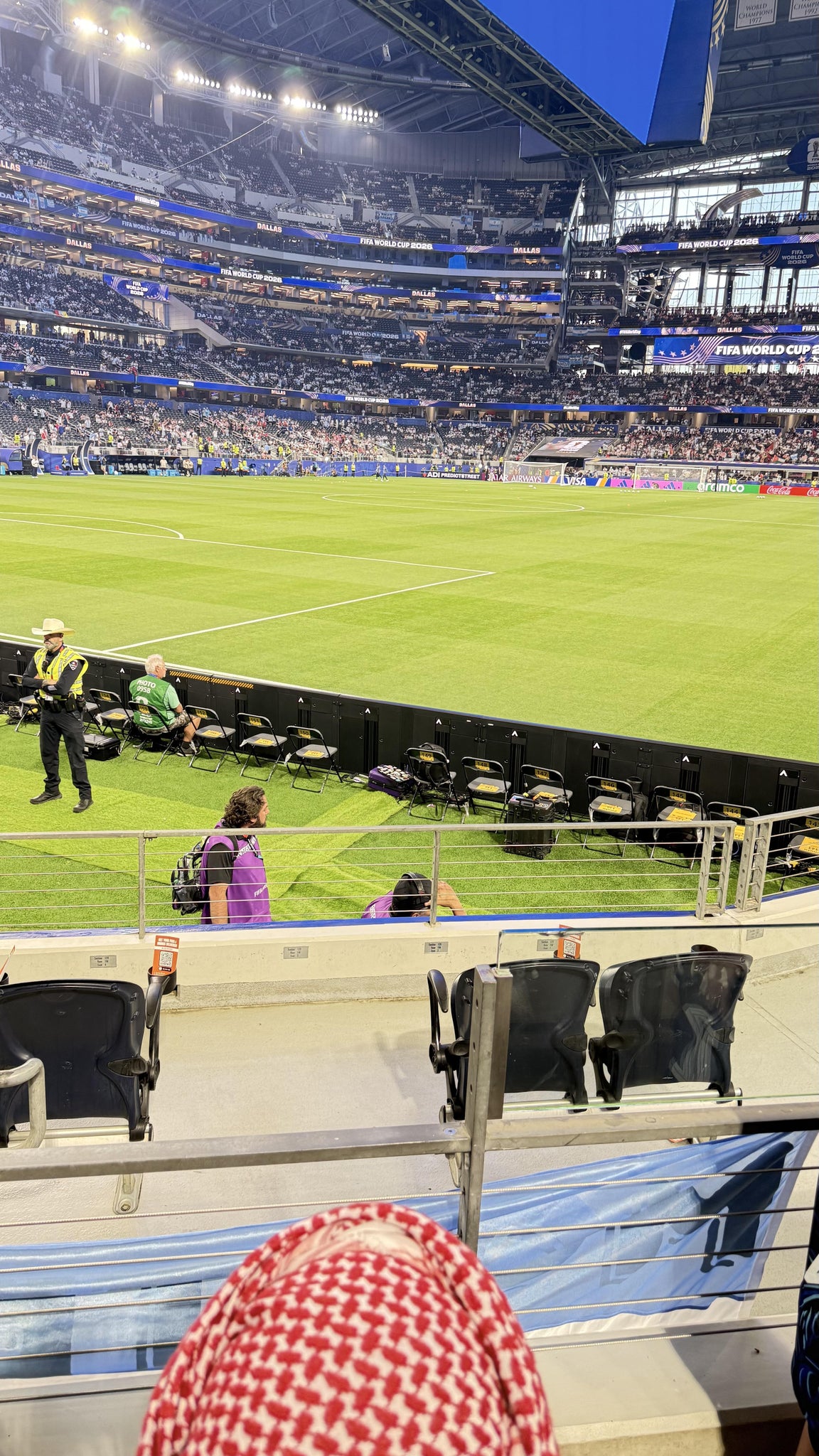 Real Fan View taken from Section 120 at AT&T Stadium by Lucrecia D
