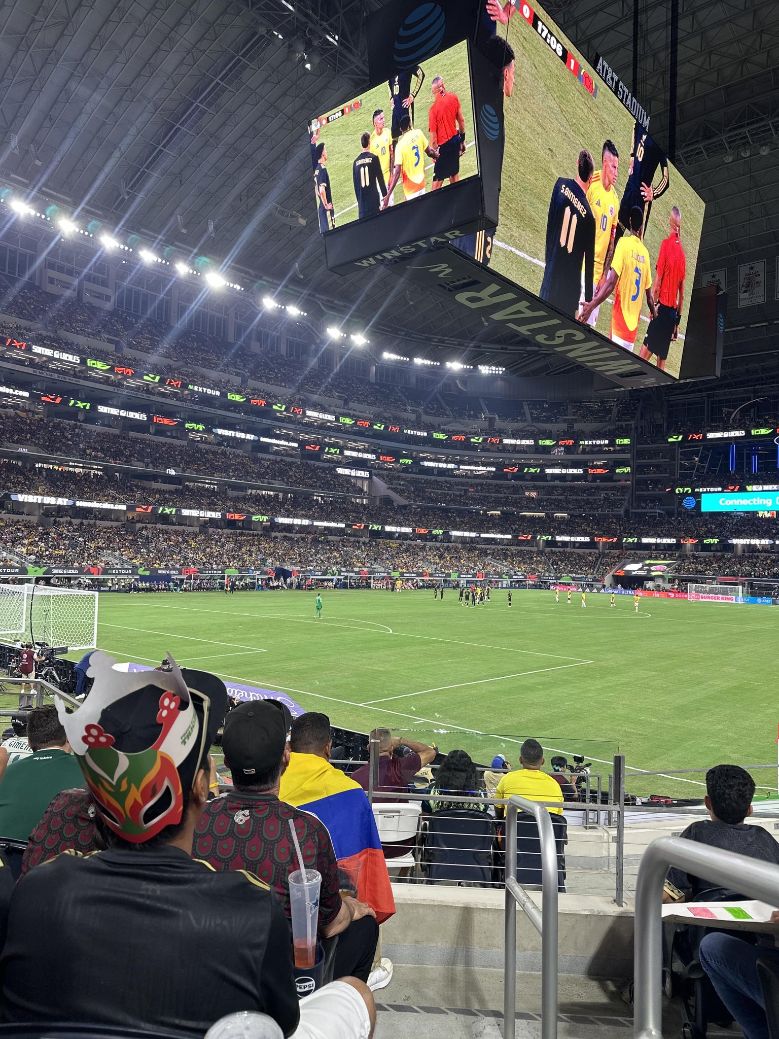 Real Fan View taken from Section 120 at AT&T Stadium by Rene E
