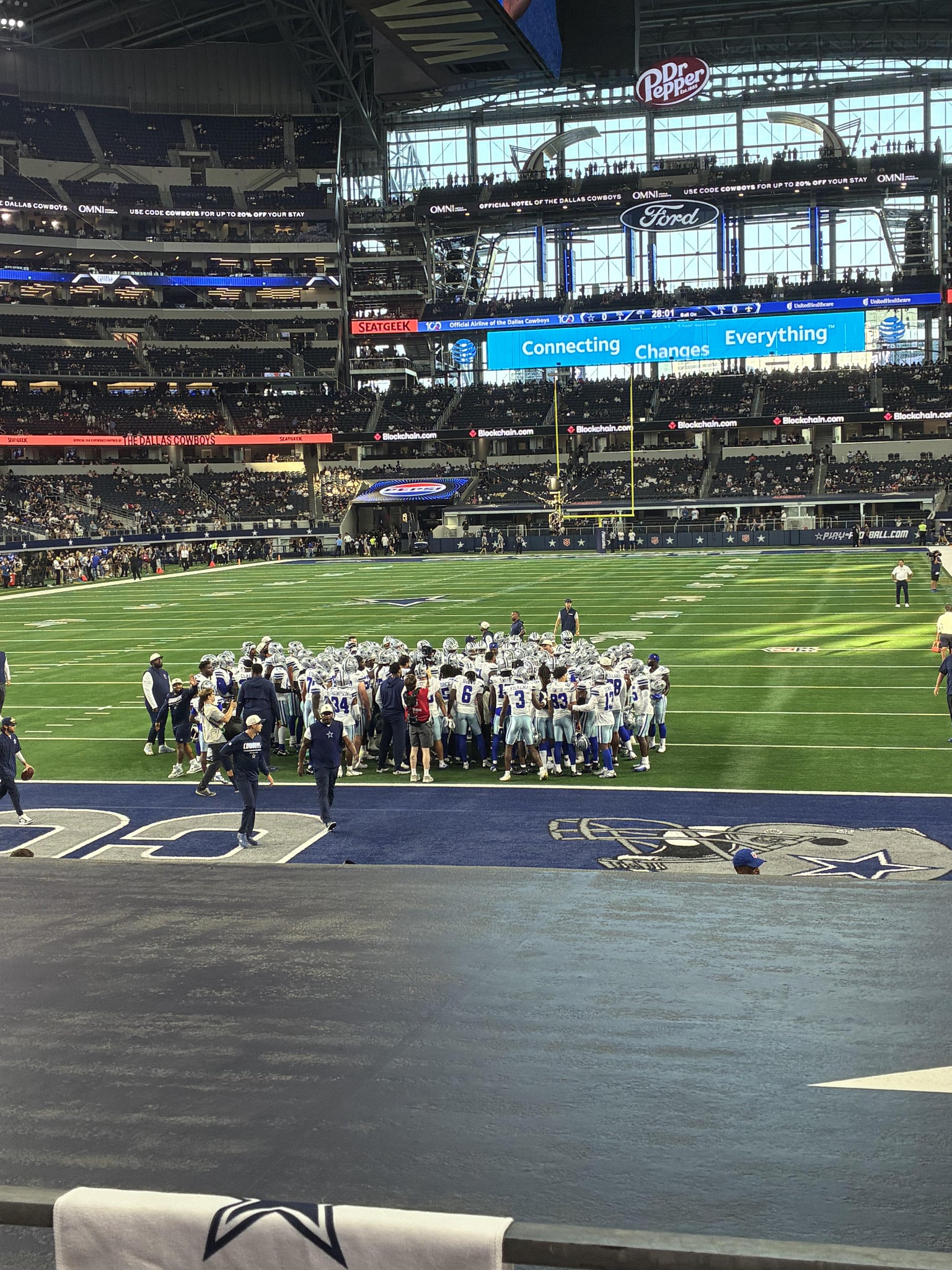 Real Fan View taken from Section 121 at AT&T Stadium by Nakeeta J