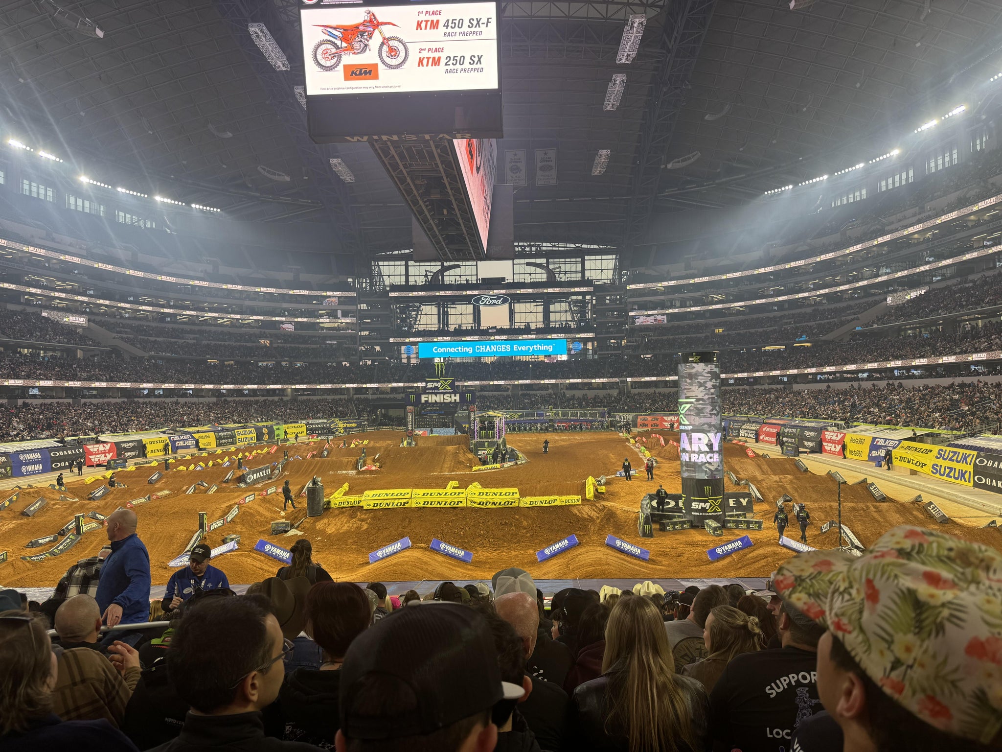Real Fan View taken from Section 122 at AT&T Stadium by Emma B