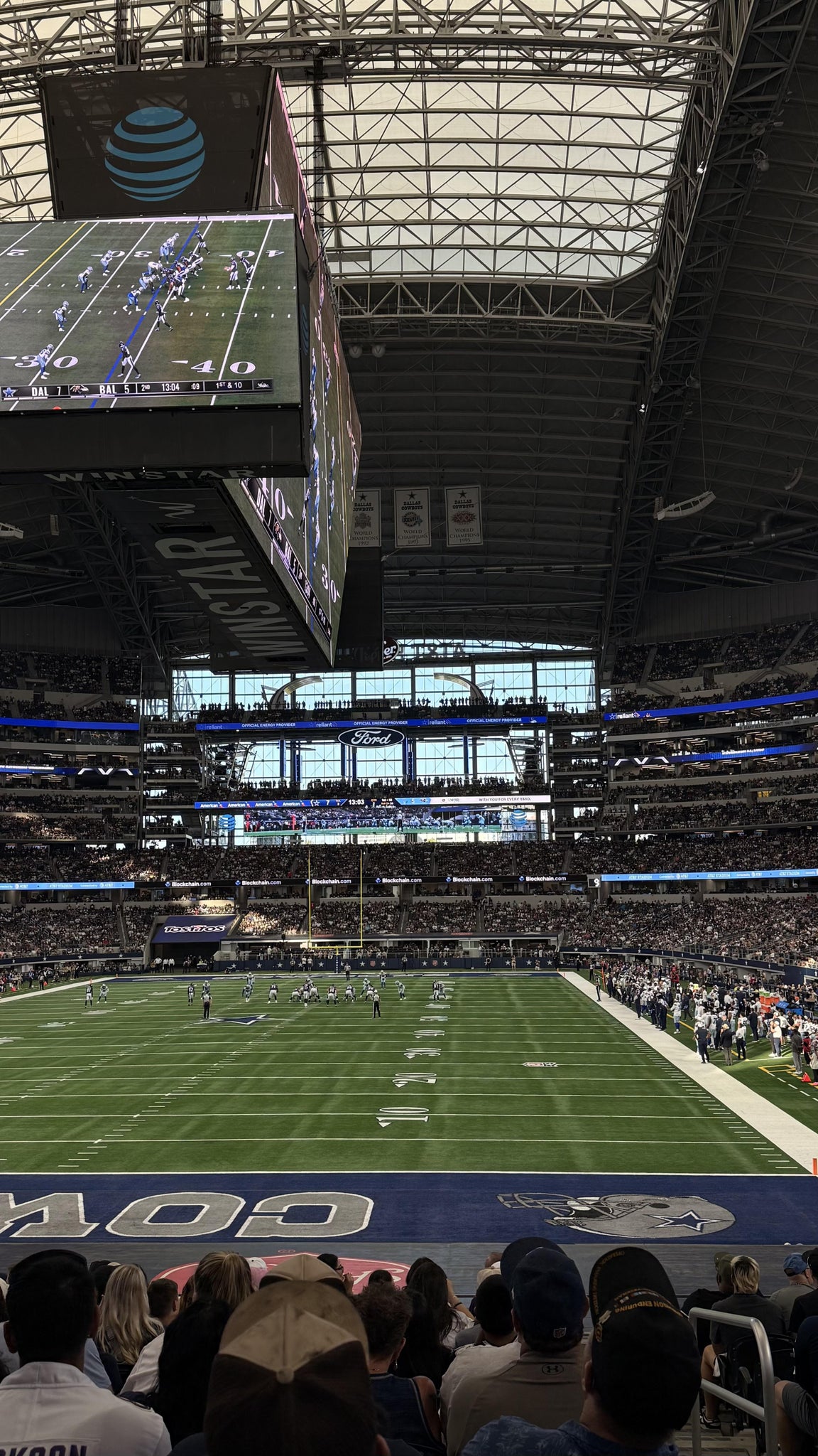 Real Fan View taken from Section 122 at AT&T Stadium by Alexander S