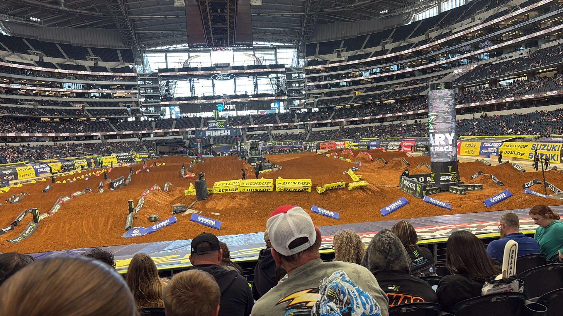 Real Fan View taken from Section 123 at AT&T Stadium by Michael F