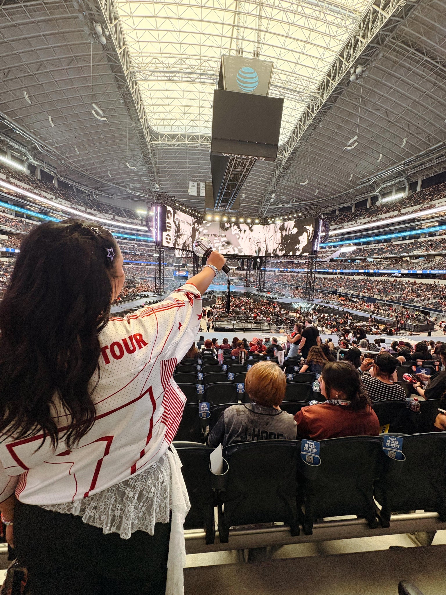 Real Fan View taken from Section 124 at AT&T Stadium by Alexius R