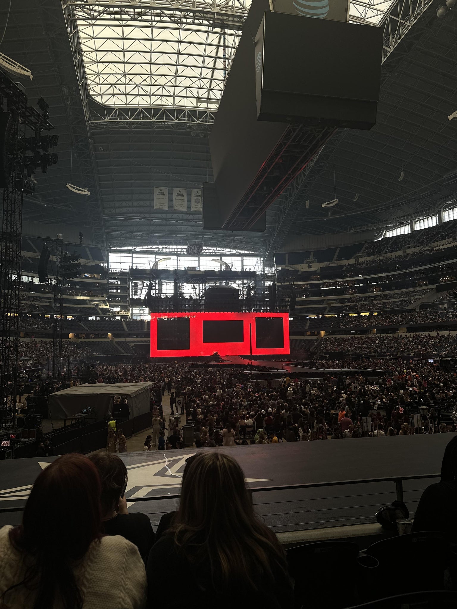 Real Fan View taken from Section 125 at AT&T Stadium by Josh R