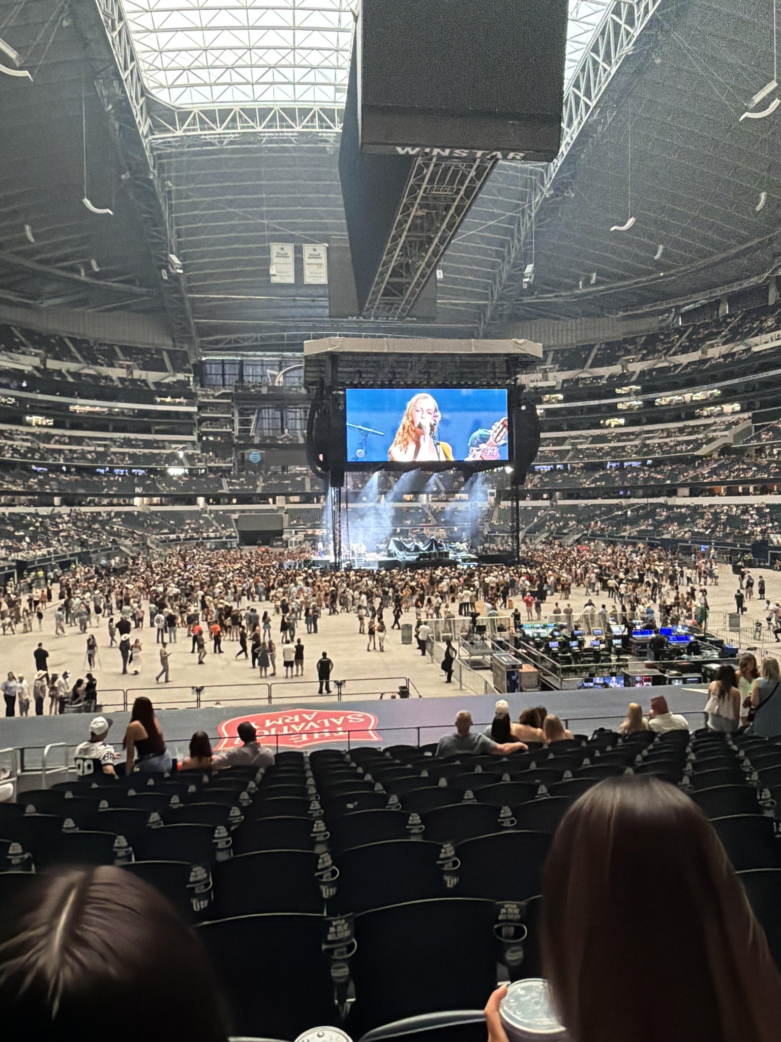 Real Fan View taken from Section 125 at AT&T Stadium by Cristhian C