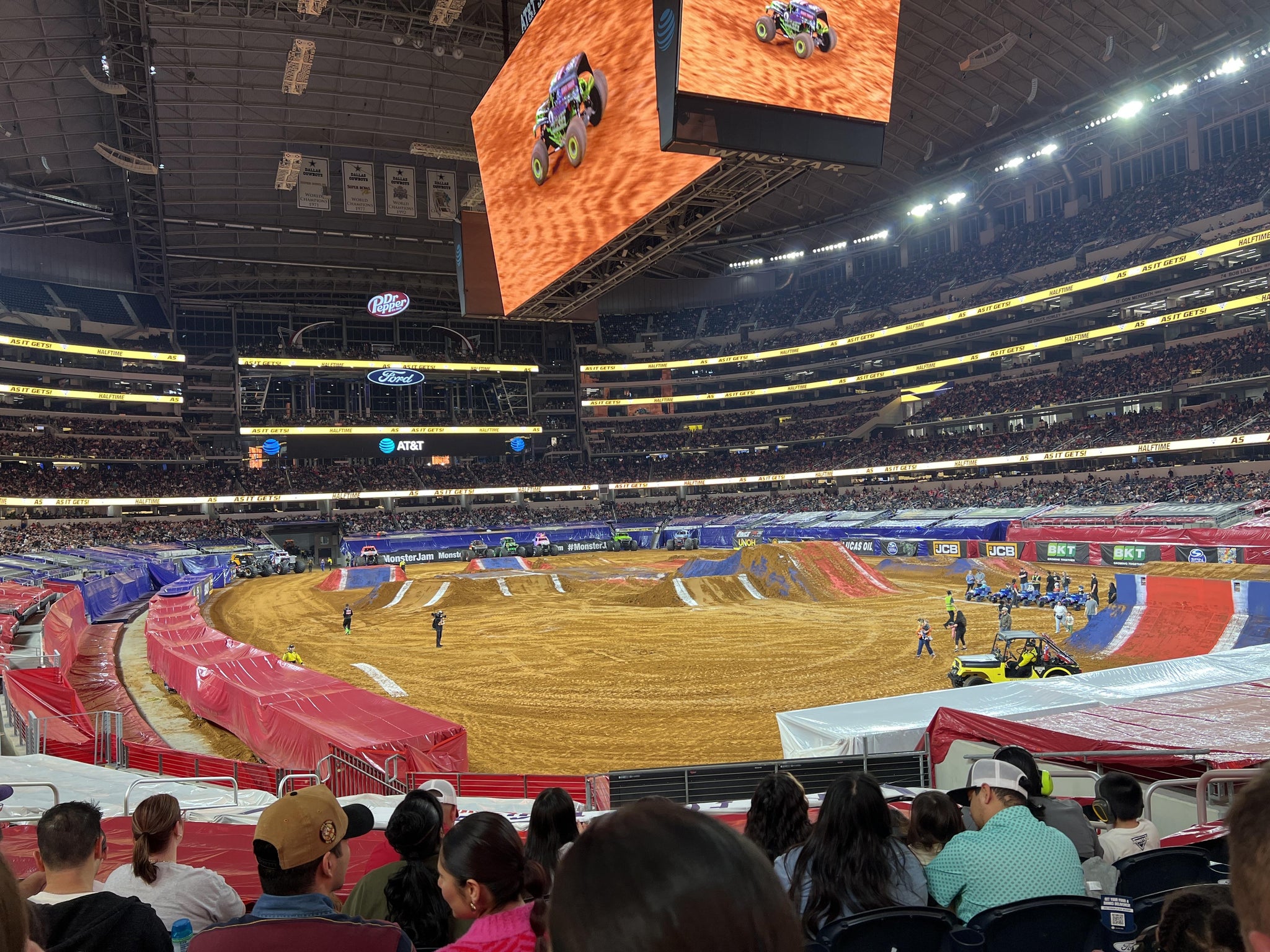 Real Fan View taken from Section 126 at AT&T Stadium by Michele T