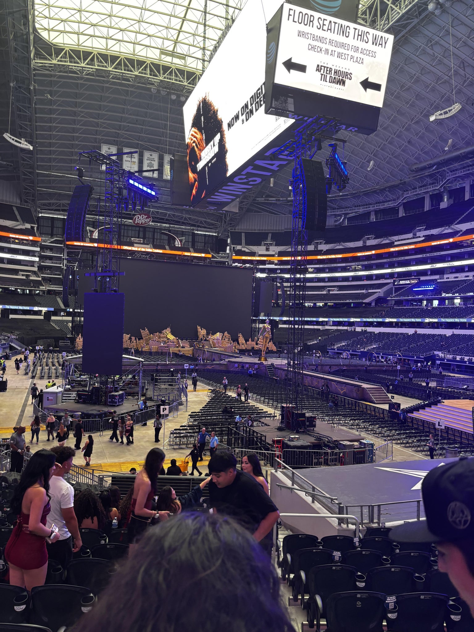 Real Fan View taken from Section 126 at AT&T Stadium by Stephanie E