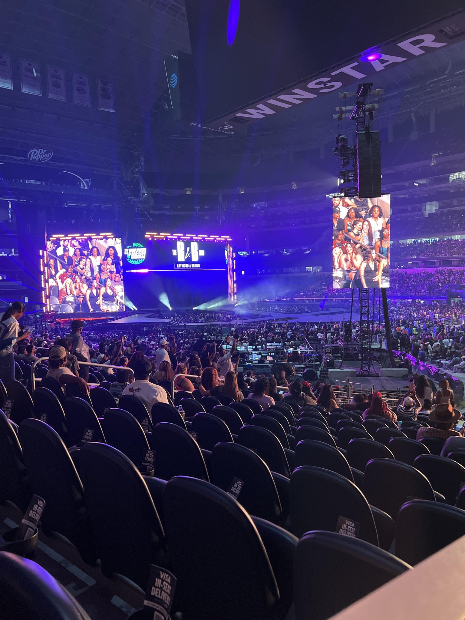 Real Fan View taken from Section 129 at AT&T Stadium by Brittney W