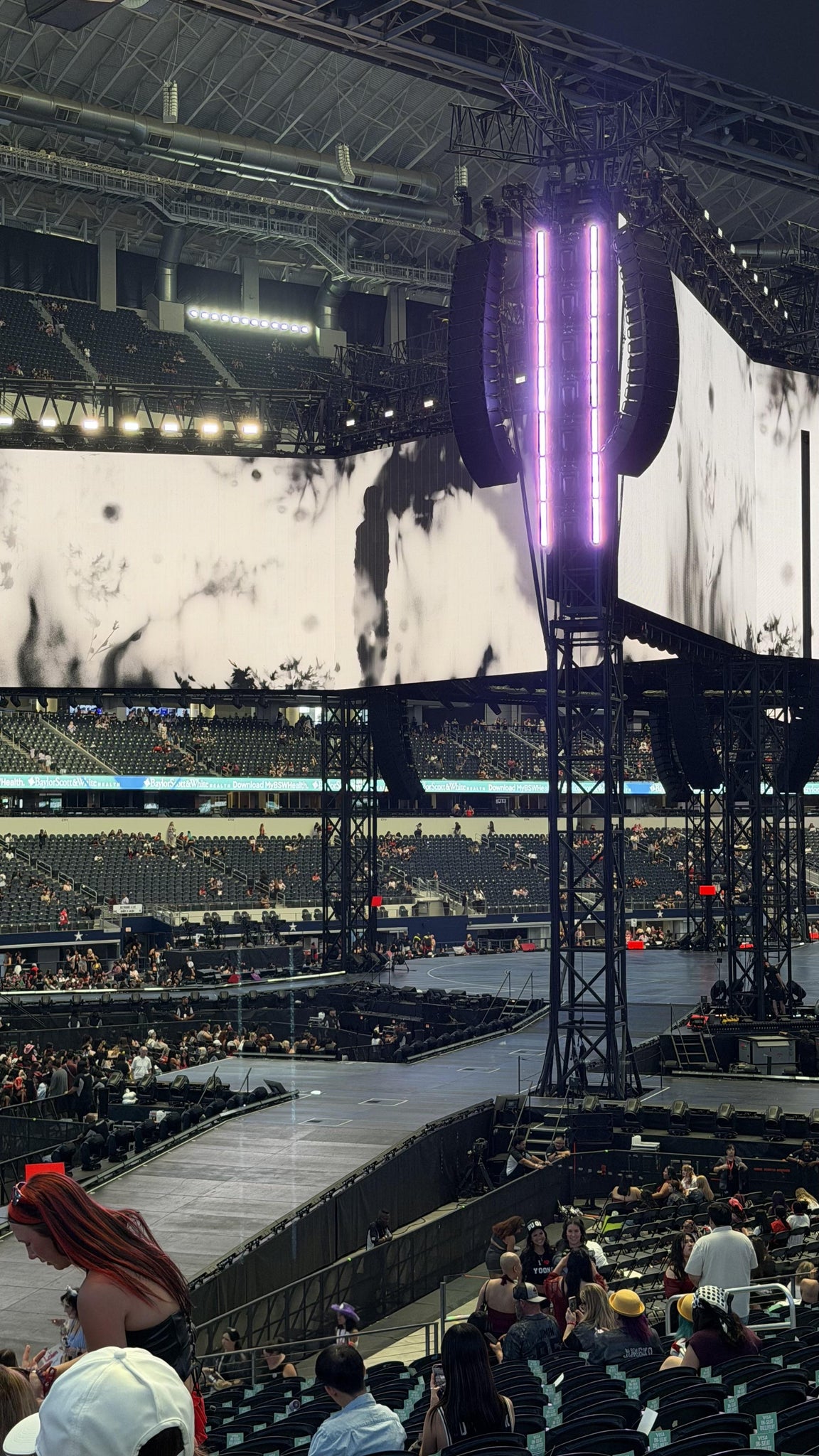 Real Fan View taken from Section 143 at AT&T Stadium by Daniela G