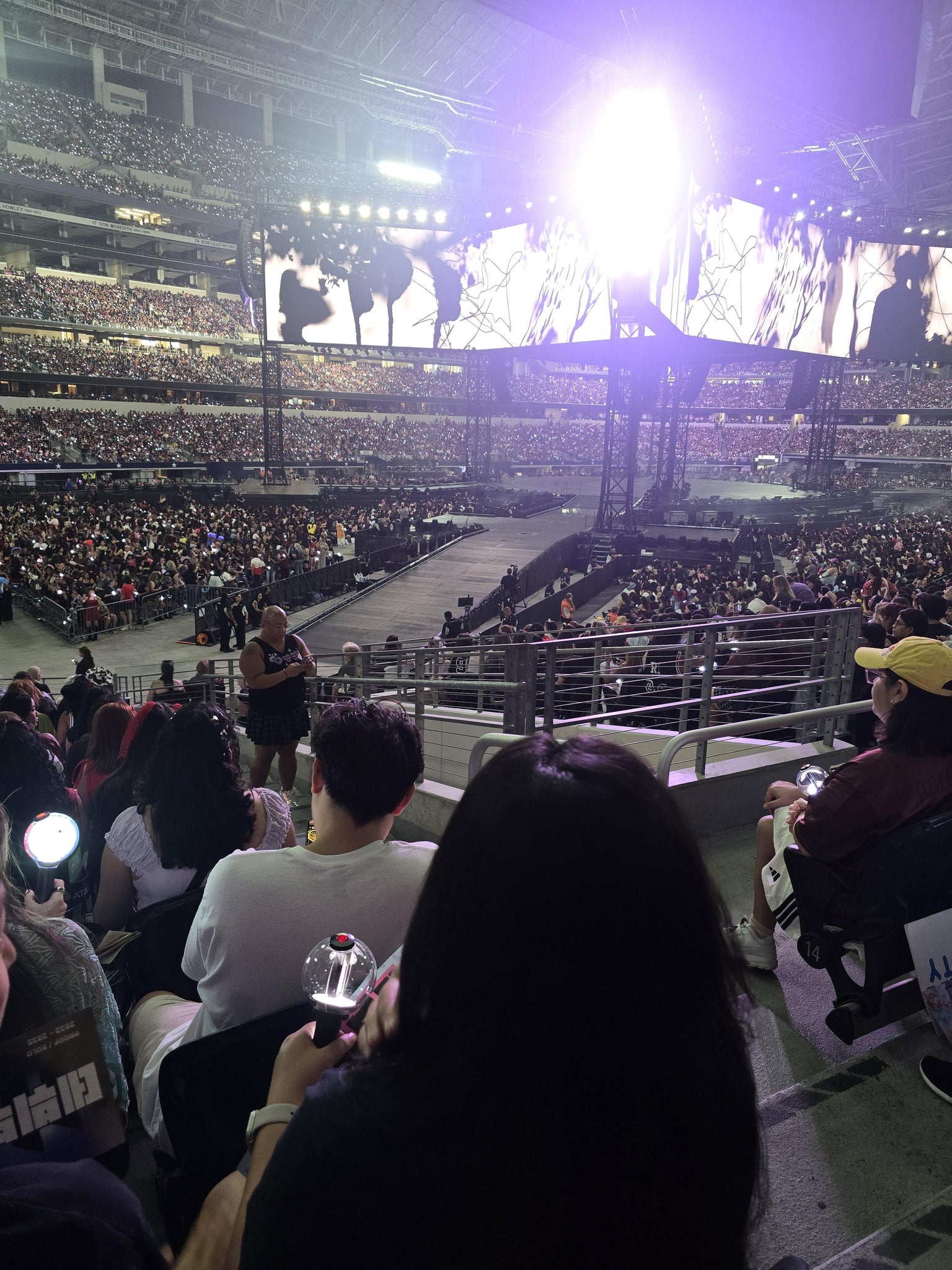 Real Fan View taken from Section 144 at AT&T Stadium by Sarai L