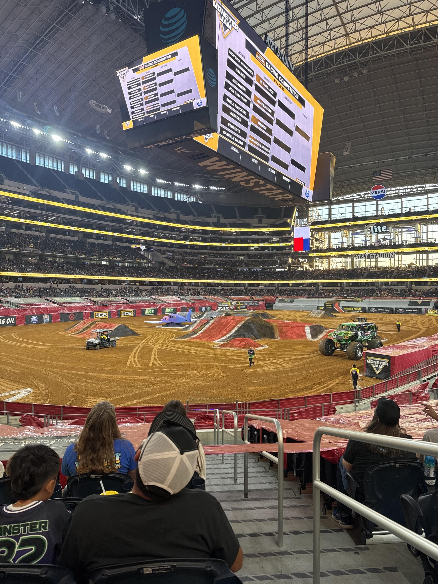 Real Fan View taken from Section 145 at AT&T Stadium by Constance P