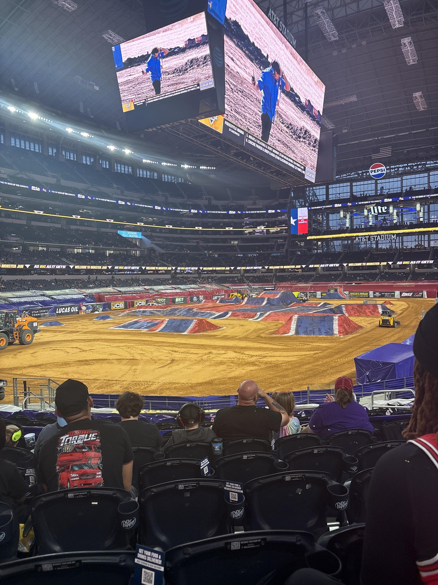 Real Fan View taken from Section 145 at AT&T Stadium by Jonathan P