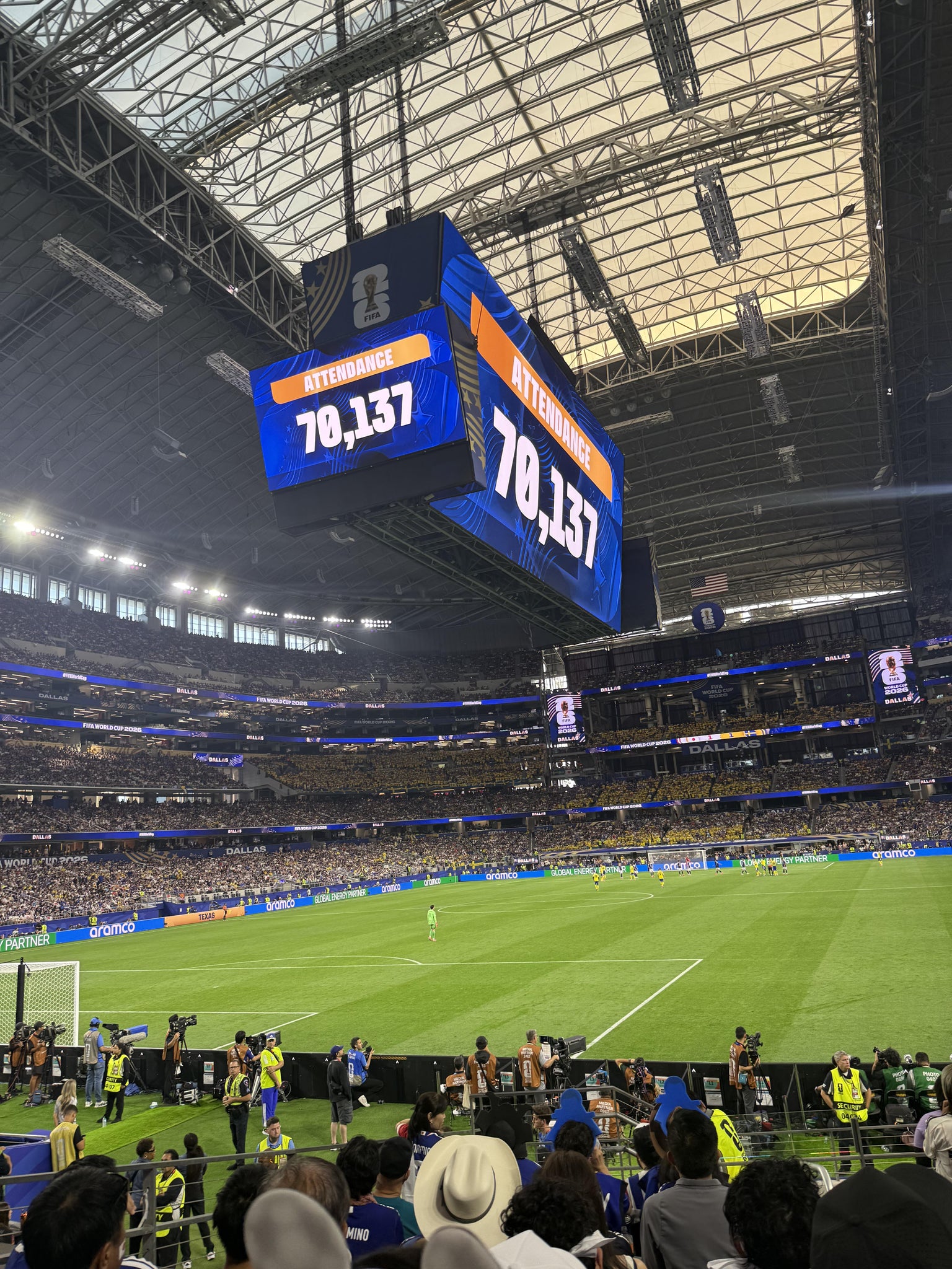 Real Fan View taken from Section 146 at AT&T Stadium by Hector  L