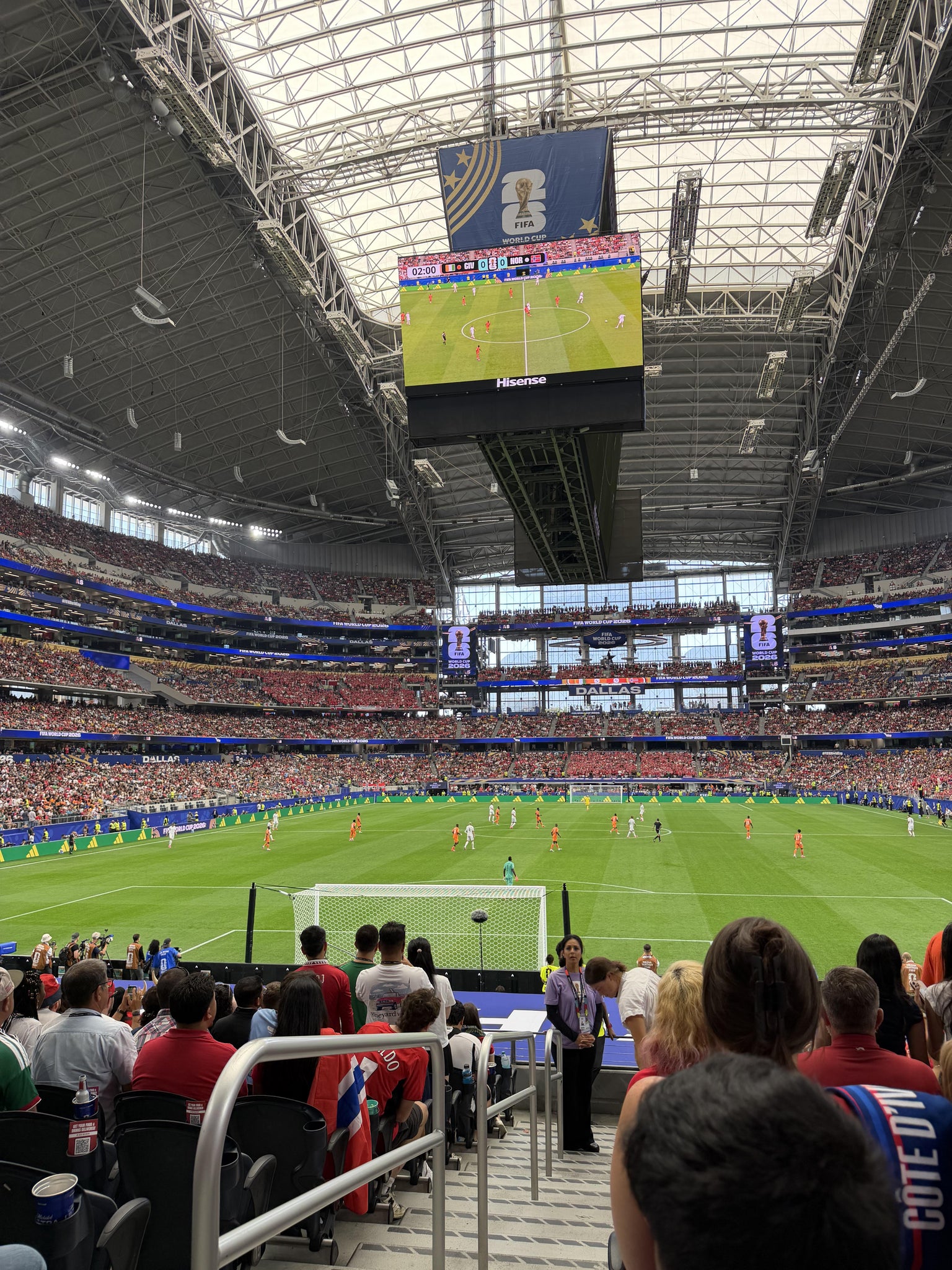 Real Fan View taken from Section 147 at AT&T Stadium by Anthony A