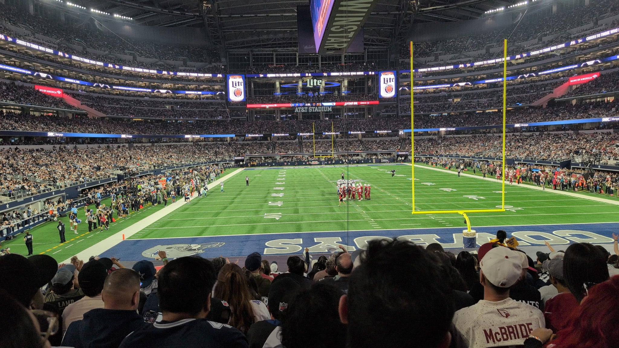 Real Fan View taken from Section 149 at AT&T Stadium by Jason C