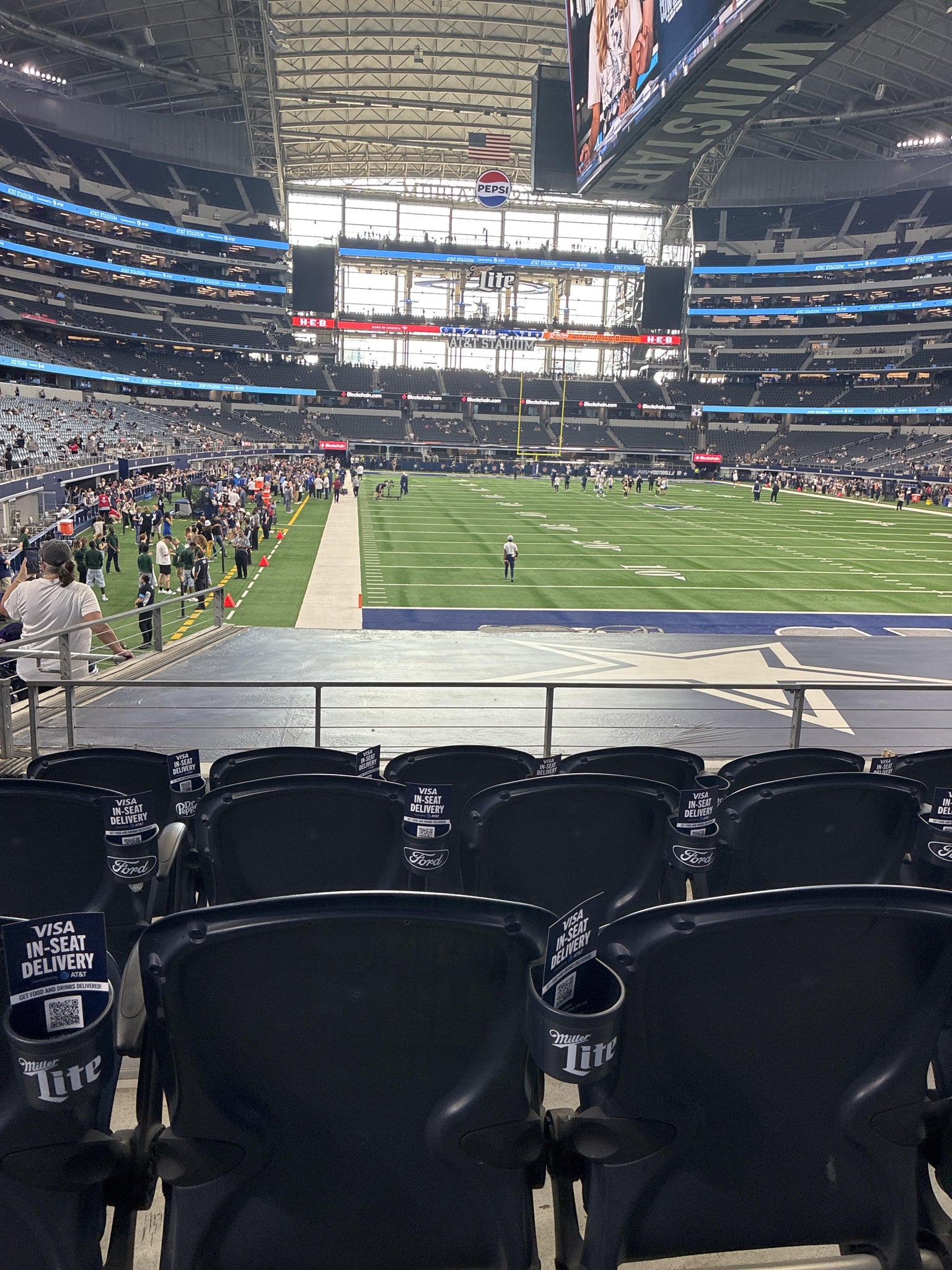 Real Fan View taken from Section 150 at AT&T Stadium by Anonymous User