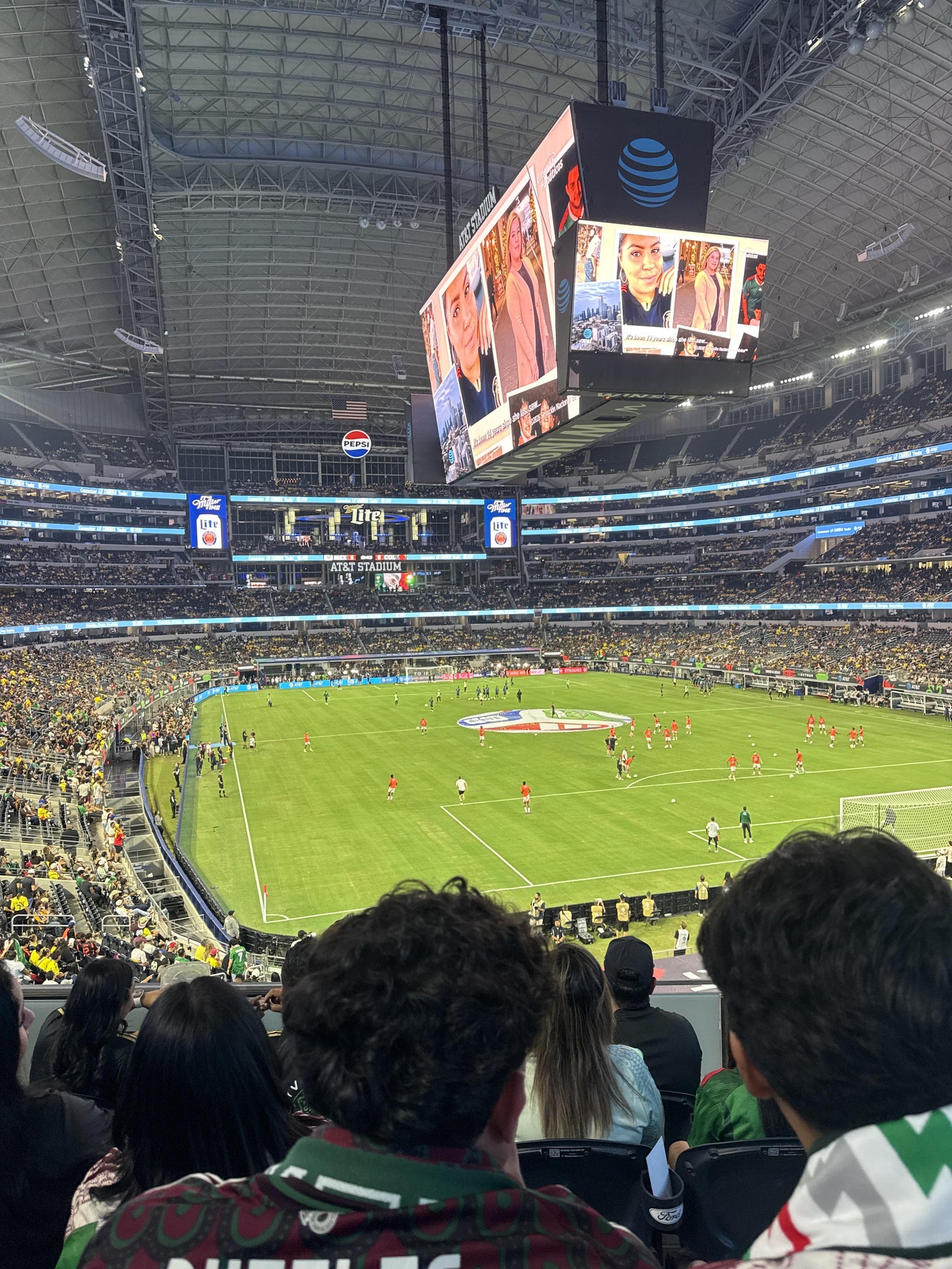 Real Fan View taken from Section 201 at AT&T Stadium by Lizette S