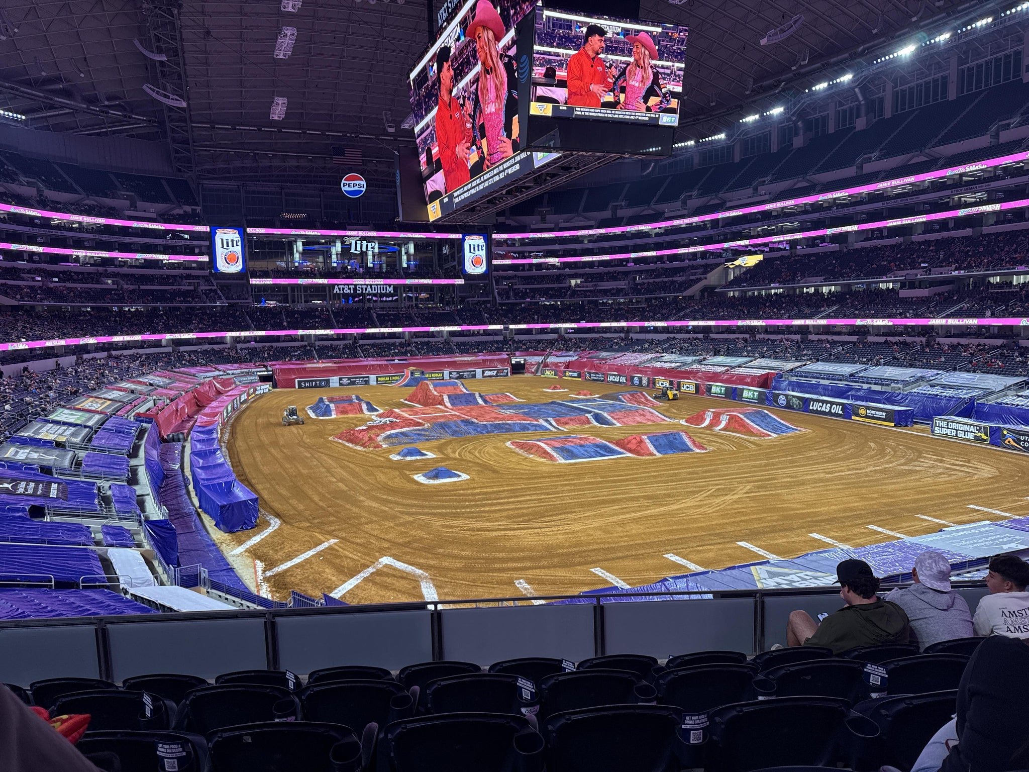 Real Fan View taken from Section 201 at AT&T Stadium by Ehab W
