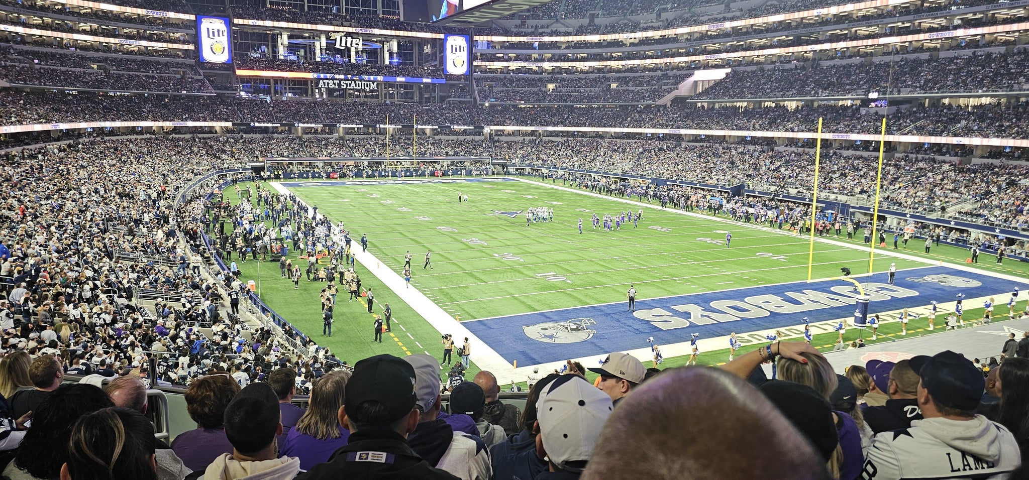 Real Fan View taken from Section 201 at AT&T Stadium by Jose P