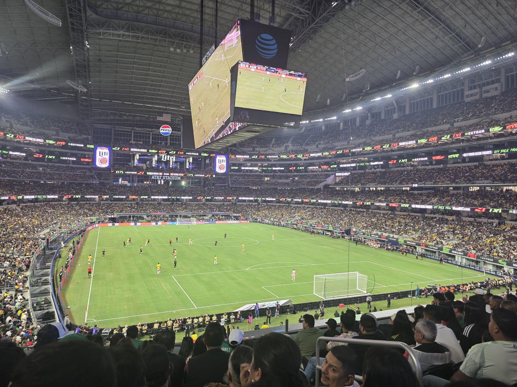Real Fan View taken from Section 201 at AT&T Stadium by Juan M