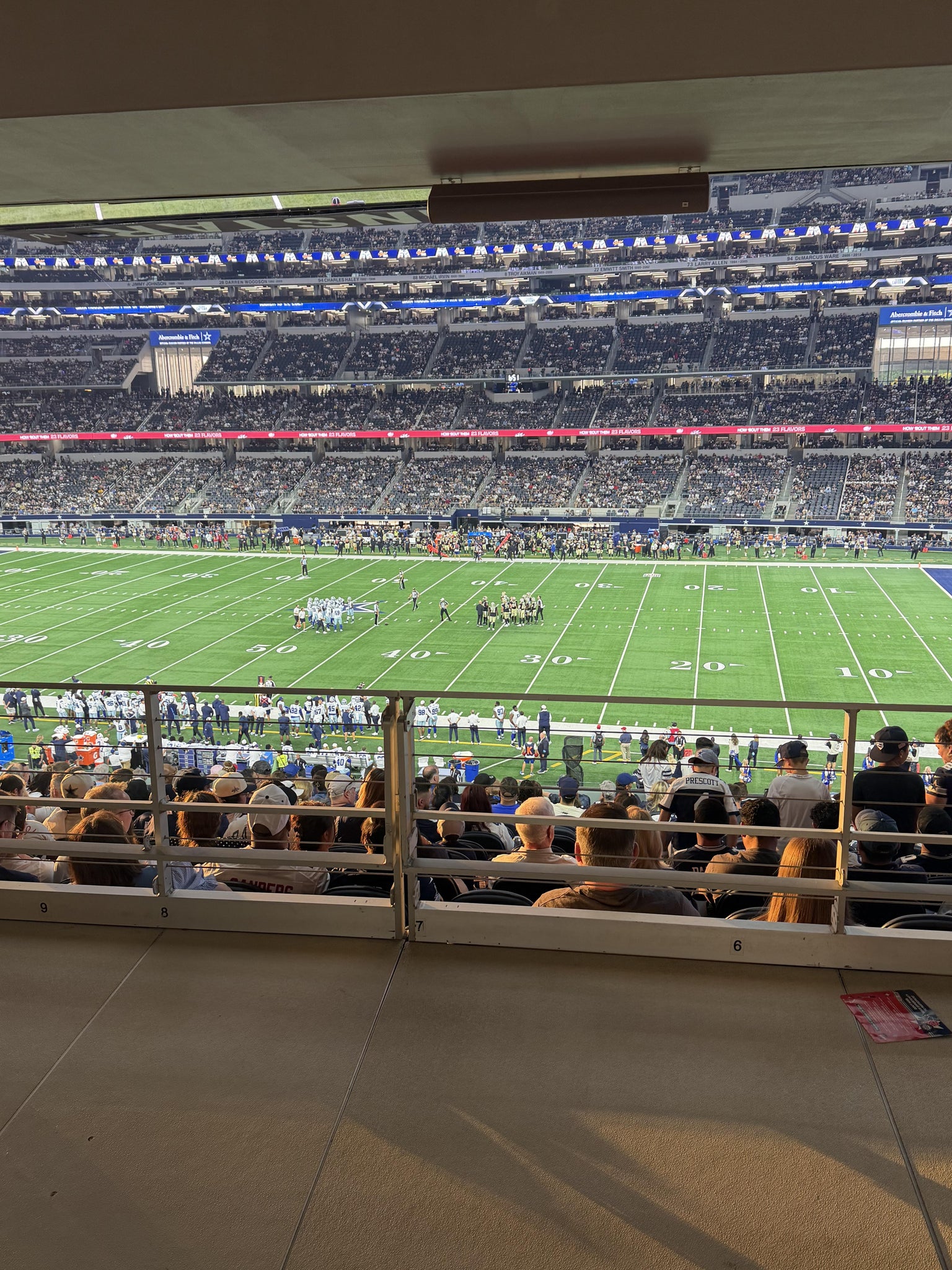 Real Fan View taken from Section 202 at AT&T Stadium by Timothy W