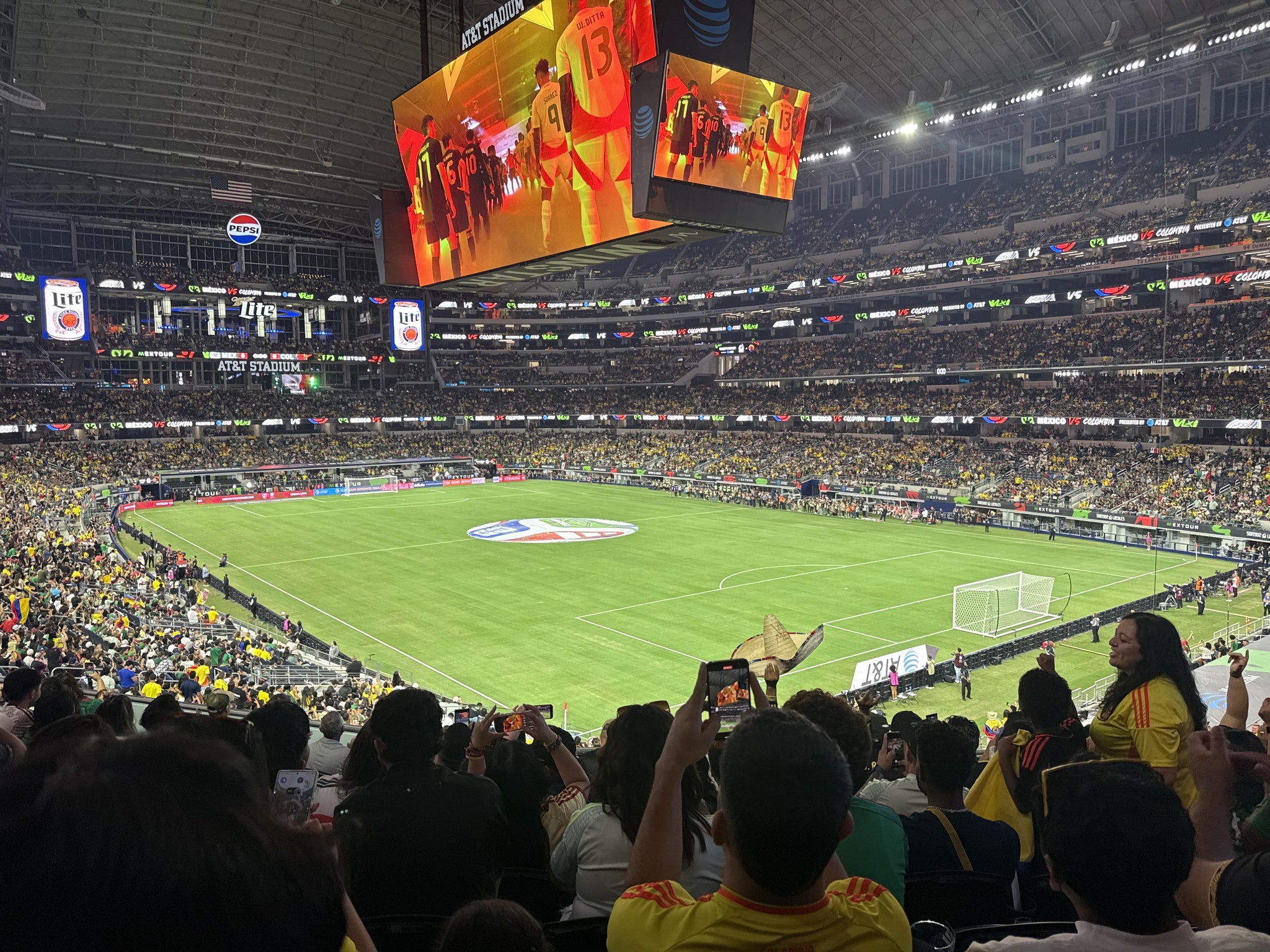 Real Fan View taken from Section 202 at AT&T Stadium by Brandon P