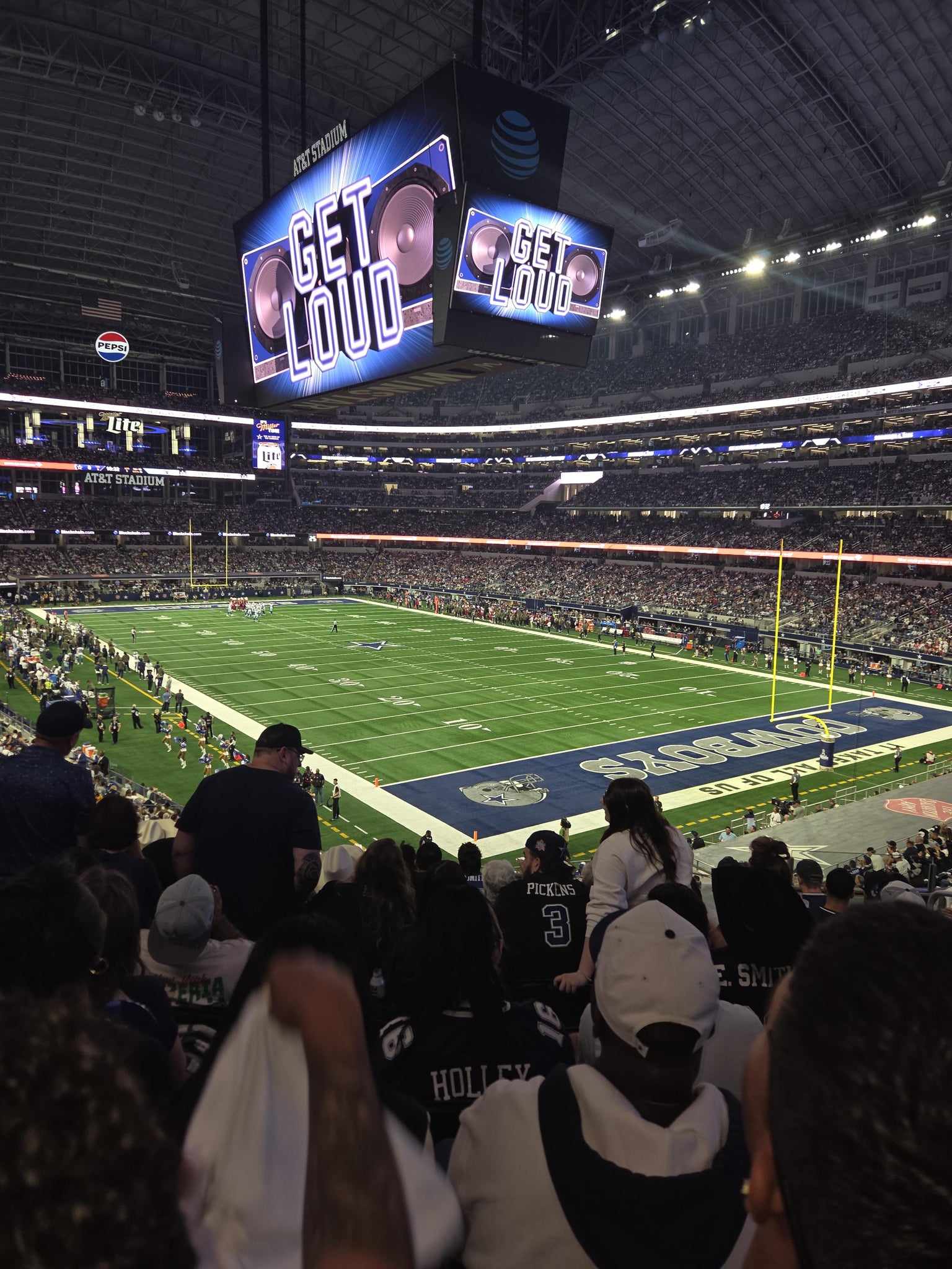 Real Fan View taken from Section 202 at AT&T Stadium by Rabon R