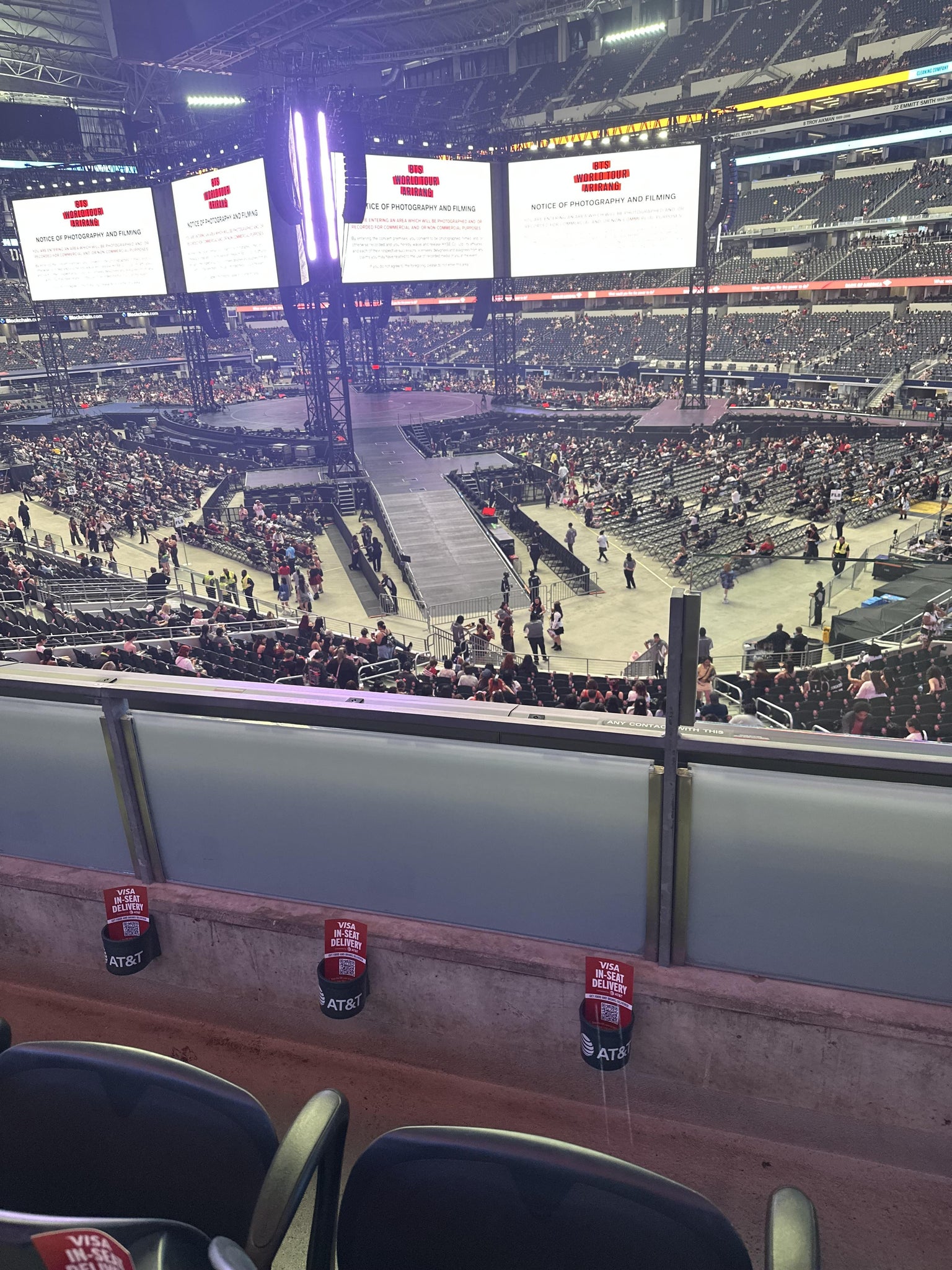 Real Fan View taken from Section 203 at AT&T Stadium by Griselda H