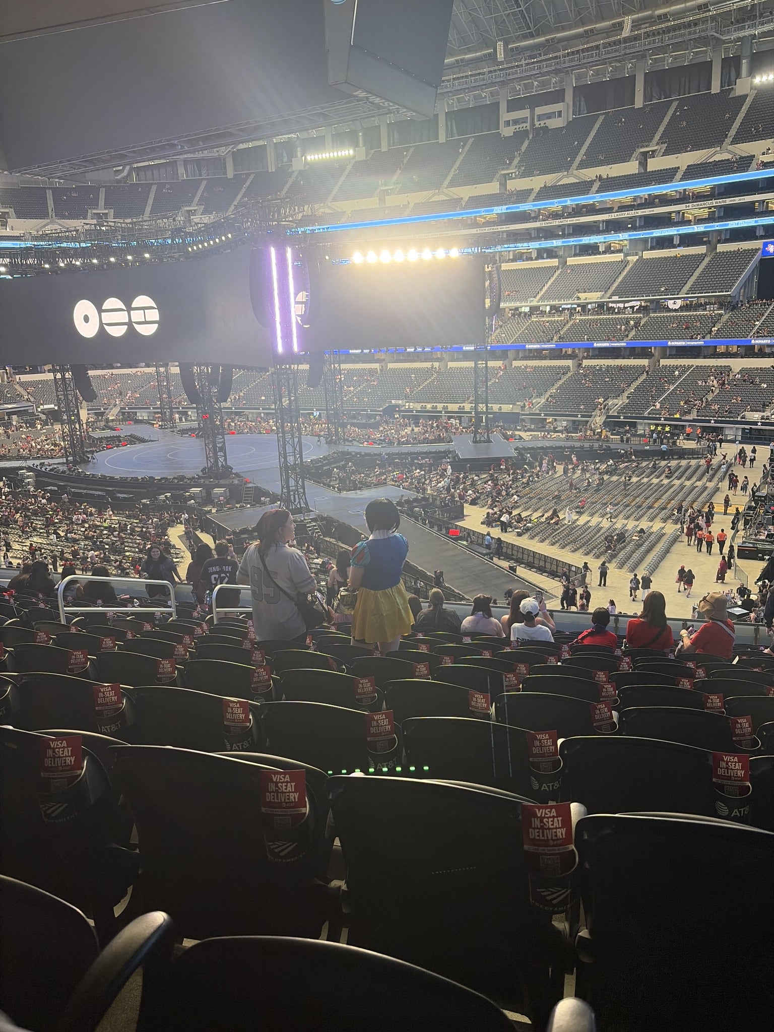 Real Fan View taken from Section 204 at AT&T Stadium by Stefany P