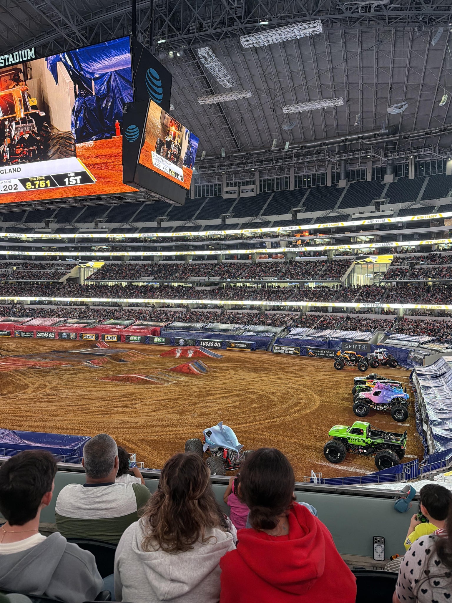 Real Fan View taken from Section 204 at AT&T Stadium by James B