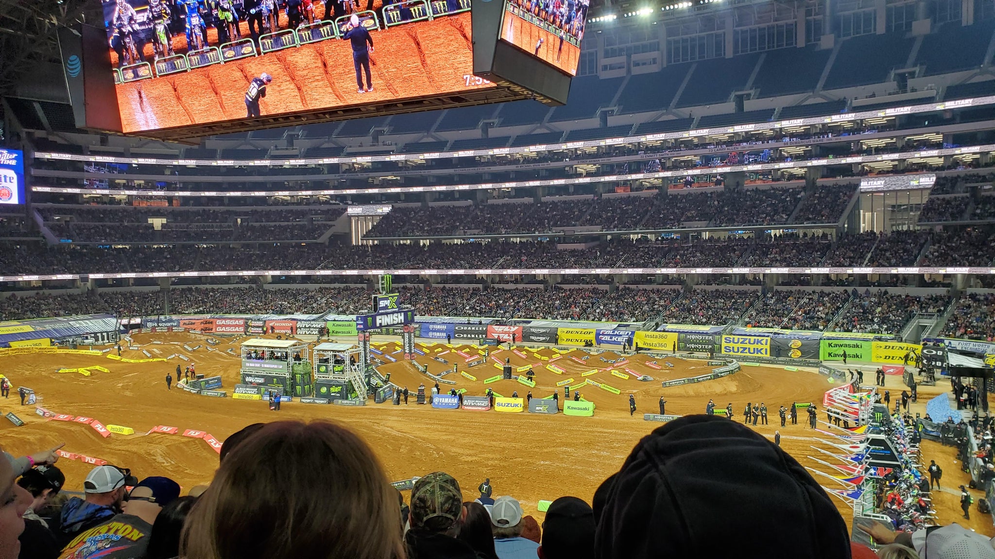 Real Fan View taken from Section 205 at AT&T Stadium by Tracie l F