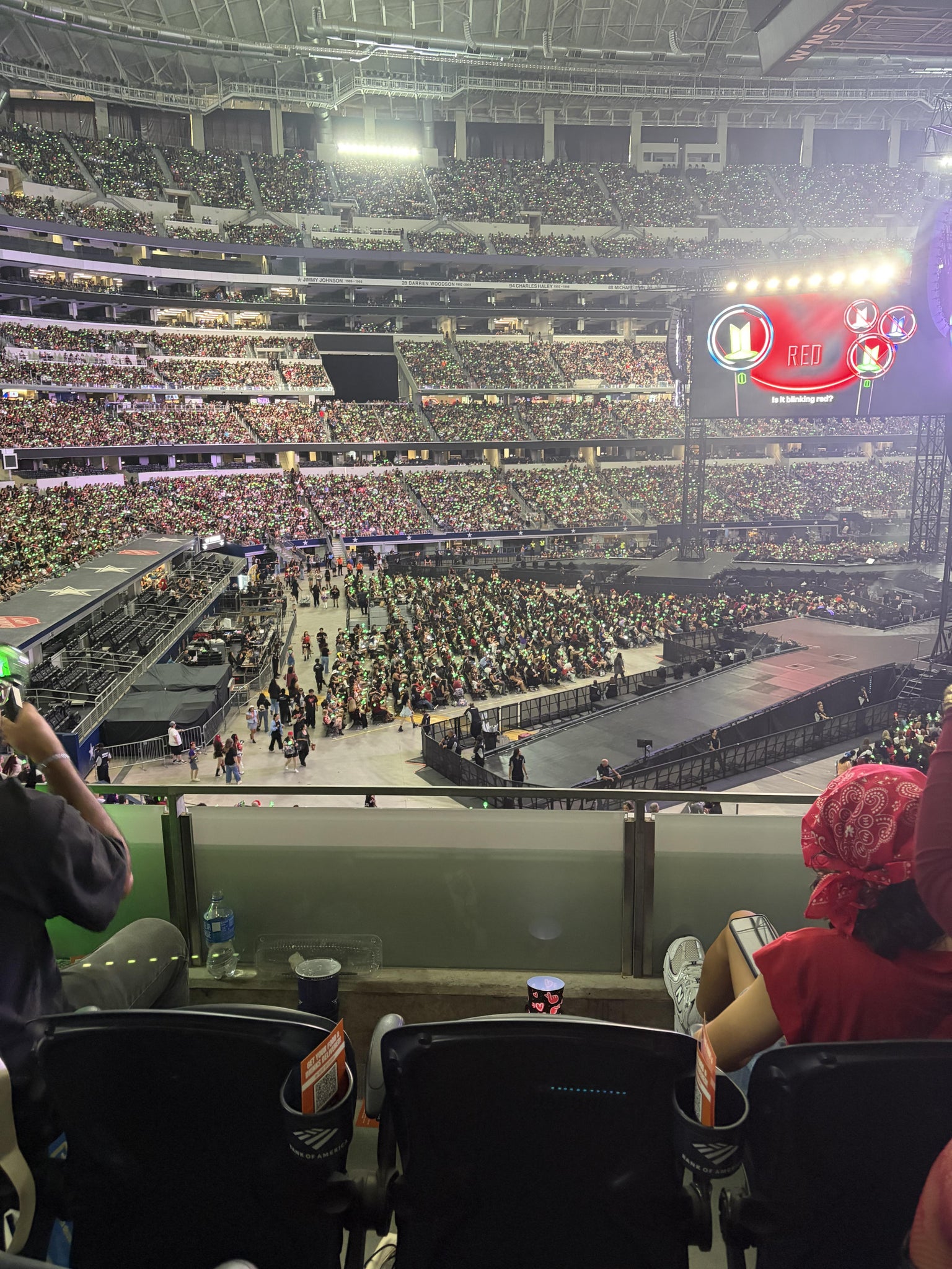 Real Fan View taken from Section 215 at AT&T Stadium by Makayla M