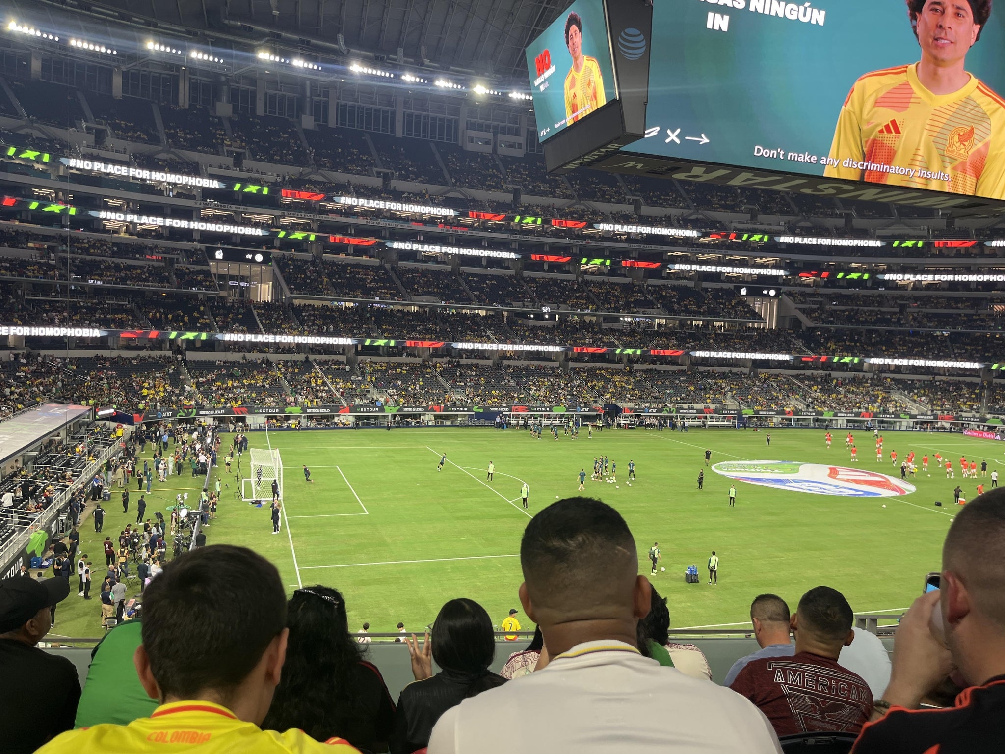 Real Fan View taken from Section 215 at AT&T Stadium by Bartolo O