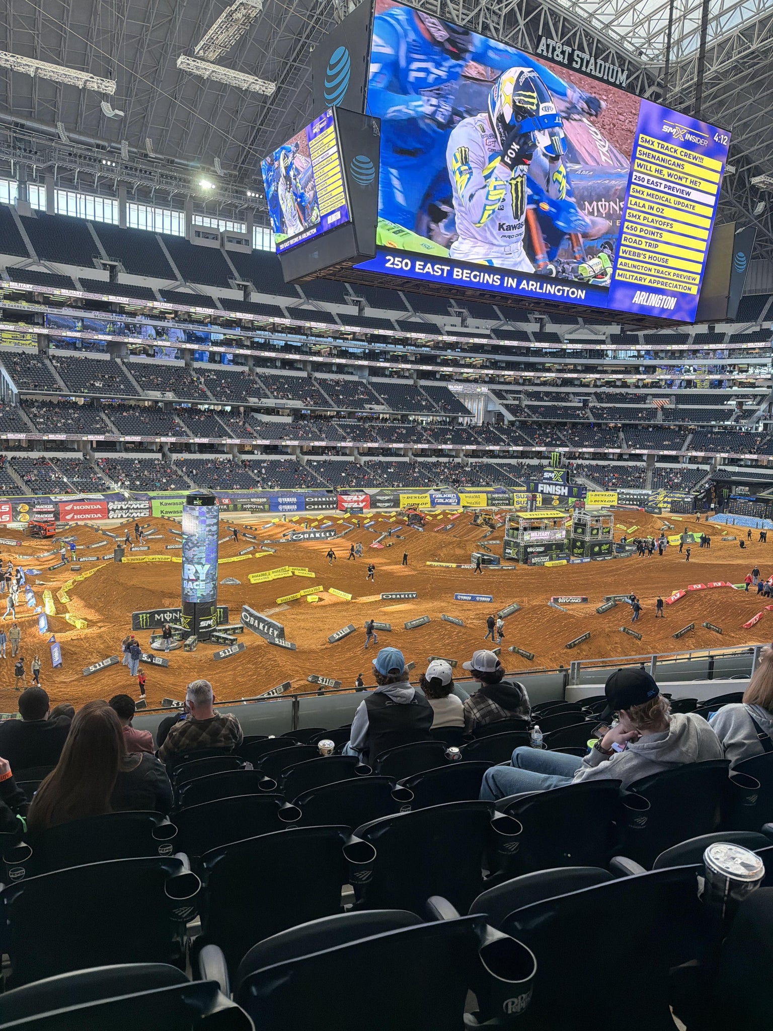 Real Fan View taken from Section 215 at AT&T Stadium by Kaitlyn P