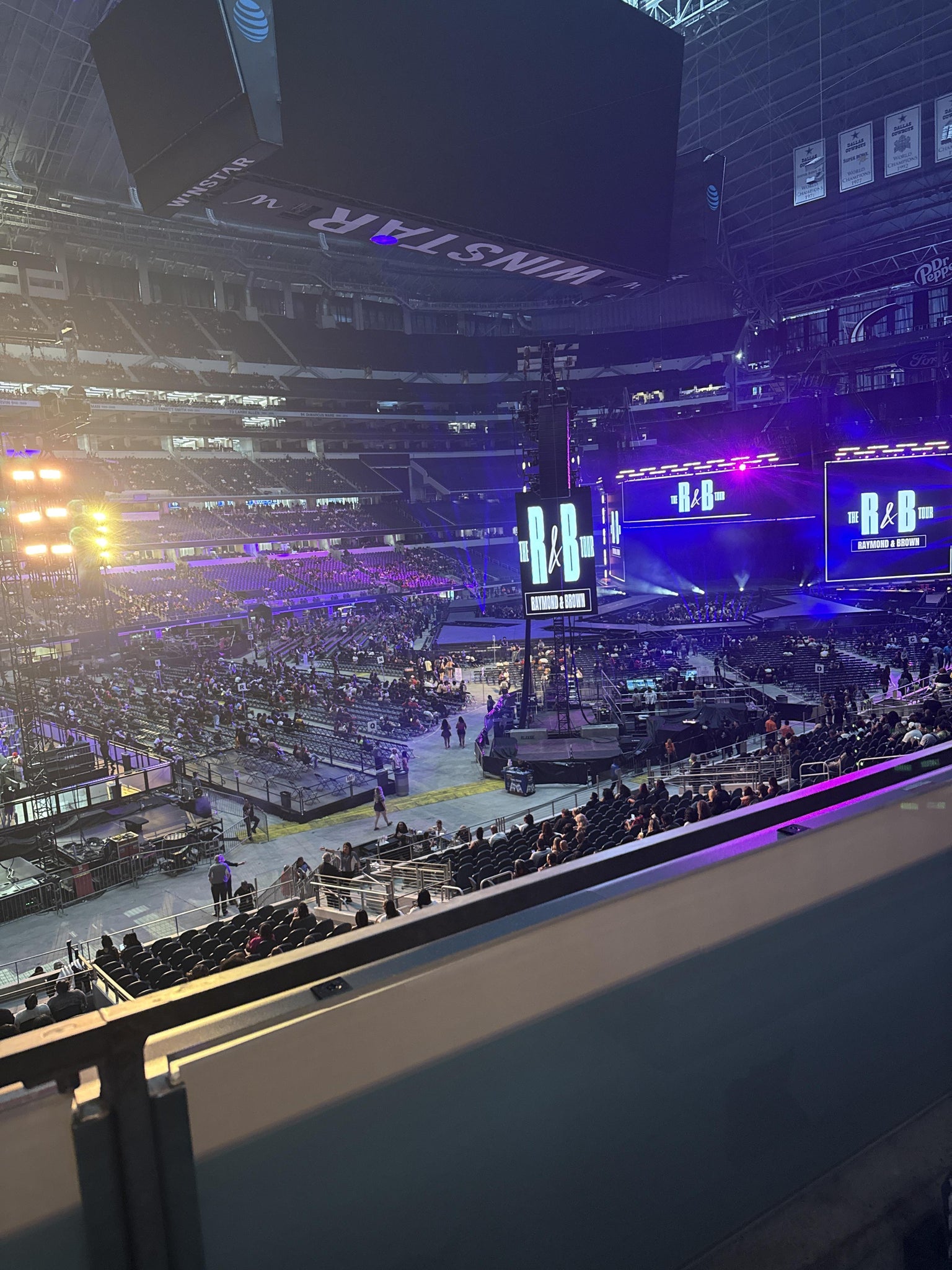Real Fan View taken from Section 216 at AT&T Stadium by Anonymous User