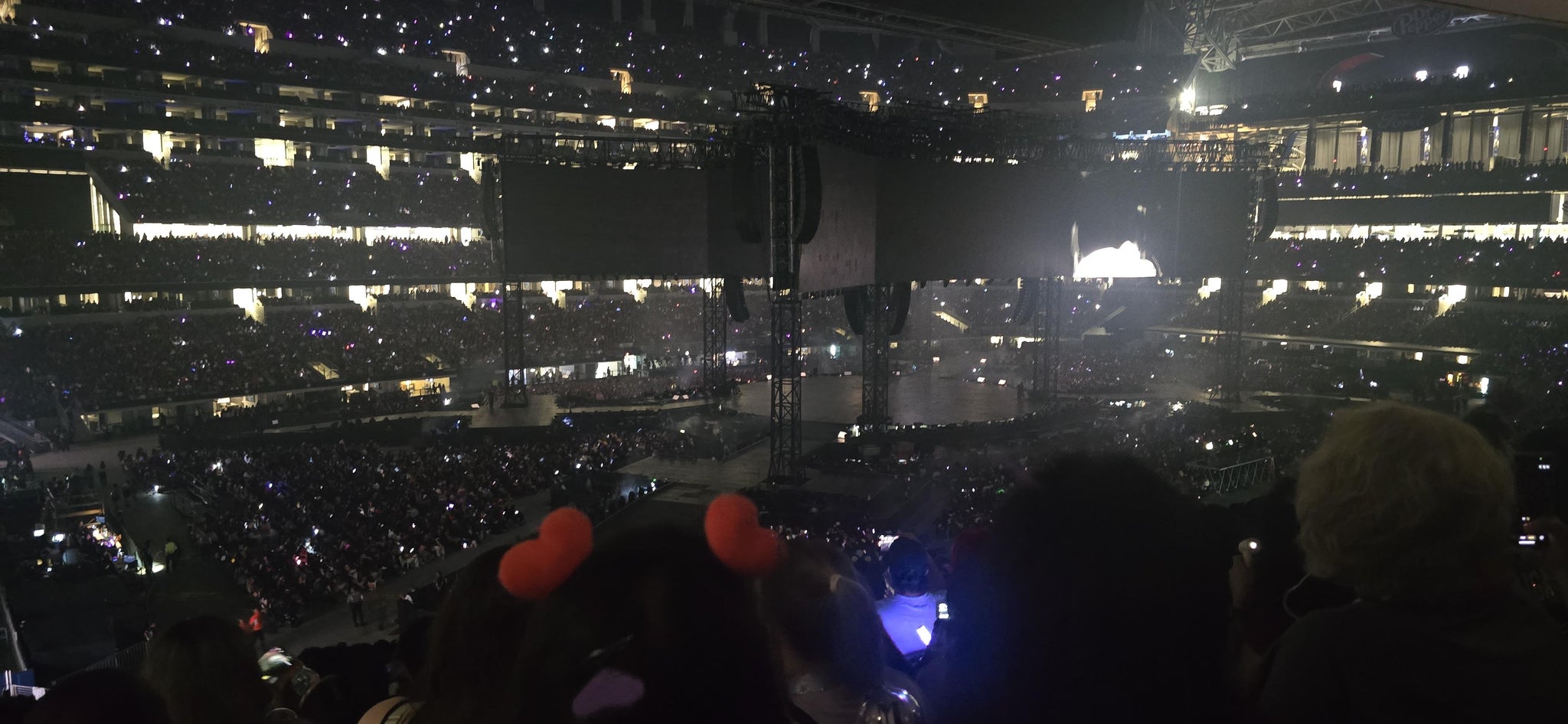Real Fan View taken from Section 216 at AT&T Stadium by Le H