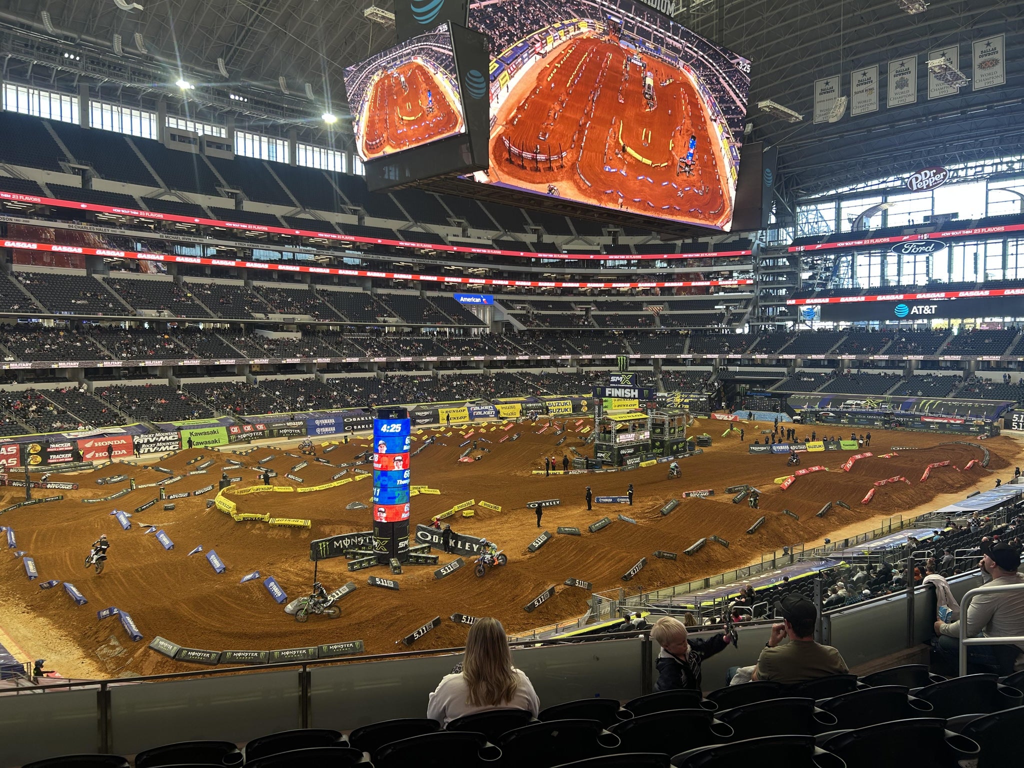 Real Fan View taken from Section 216 at AT&T Stadium by Stefhan K