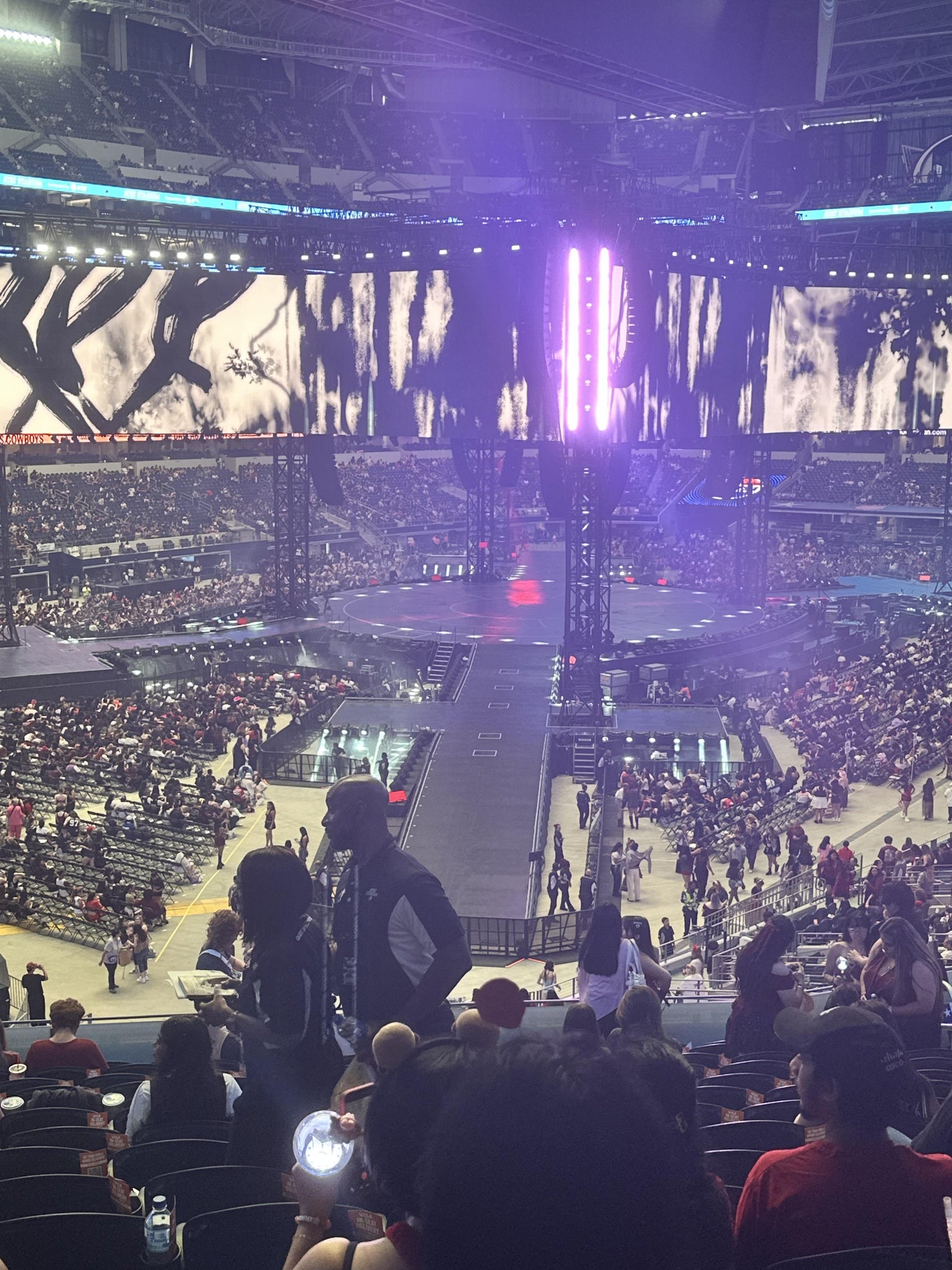 Real Fan View taken from Section 218 at AT&T Stadium by Amber S