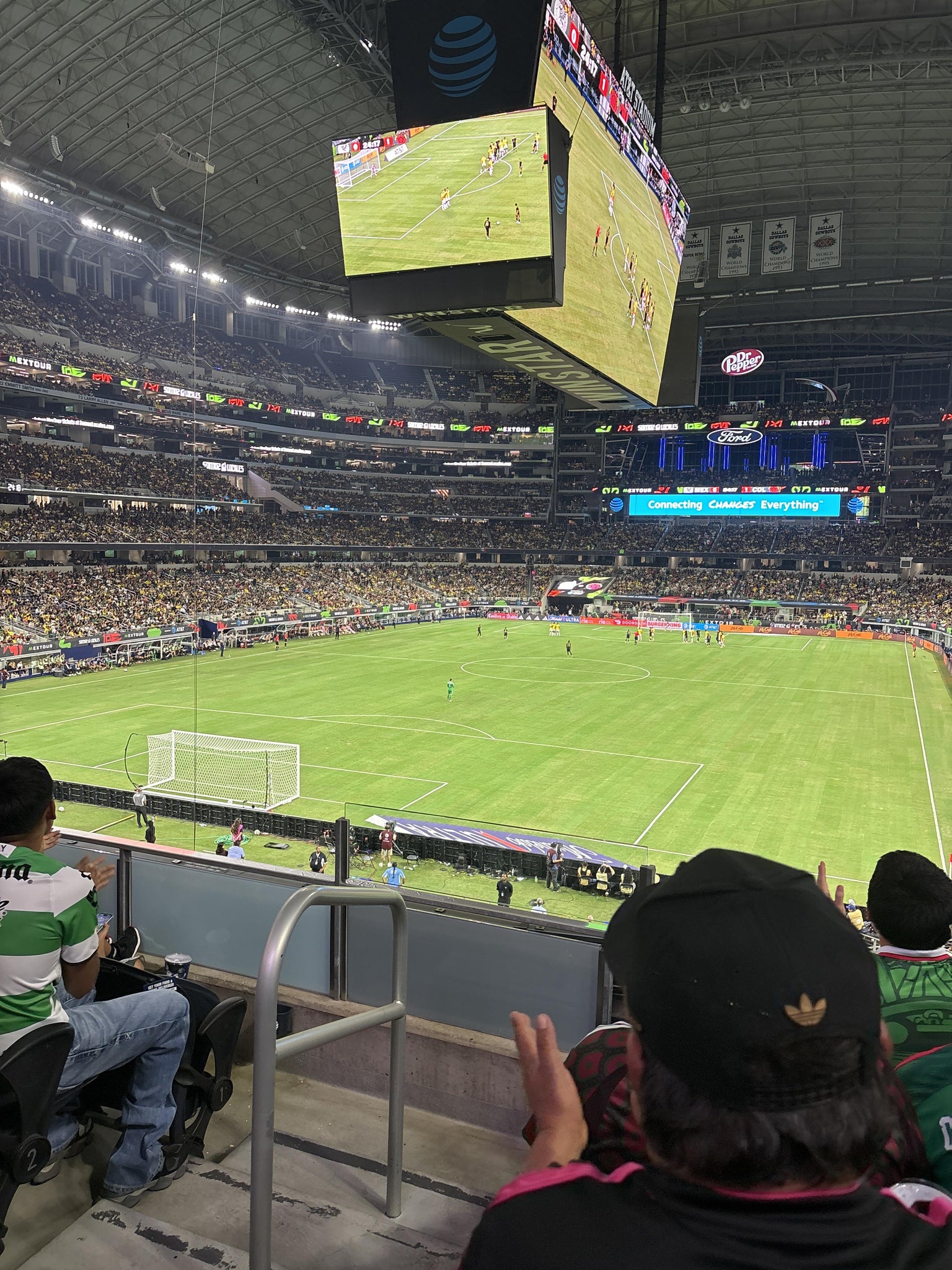 Real Fan View taken from Section 219 at AT&T Stadium by Abigail V