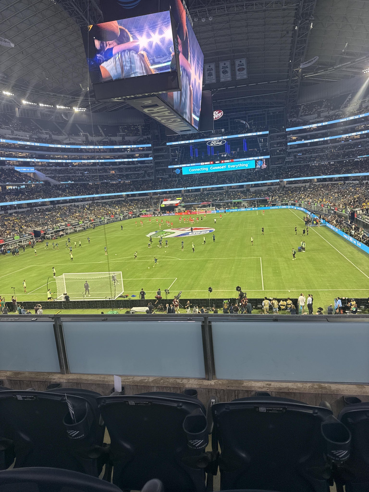 Real Fan View taken from Section 221 at AT&T Stadium by Christian V
