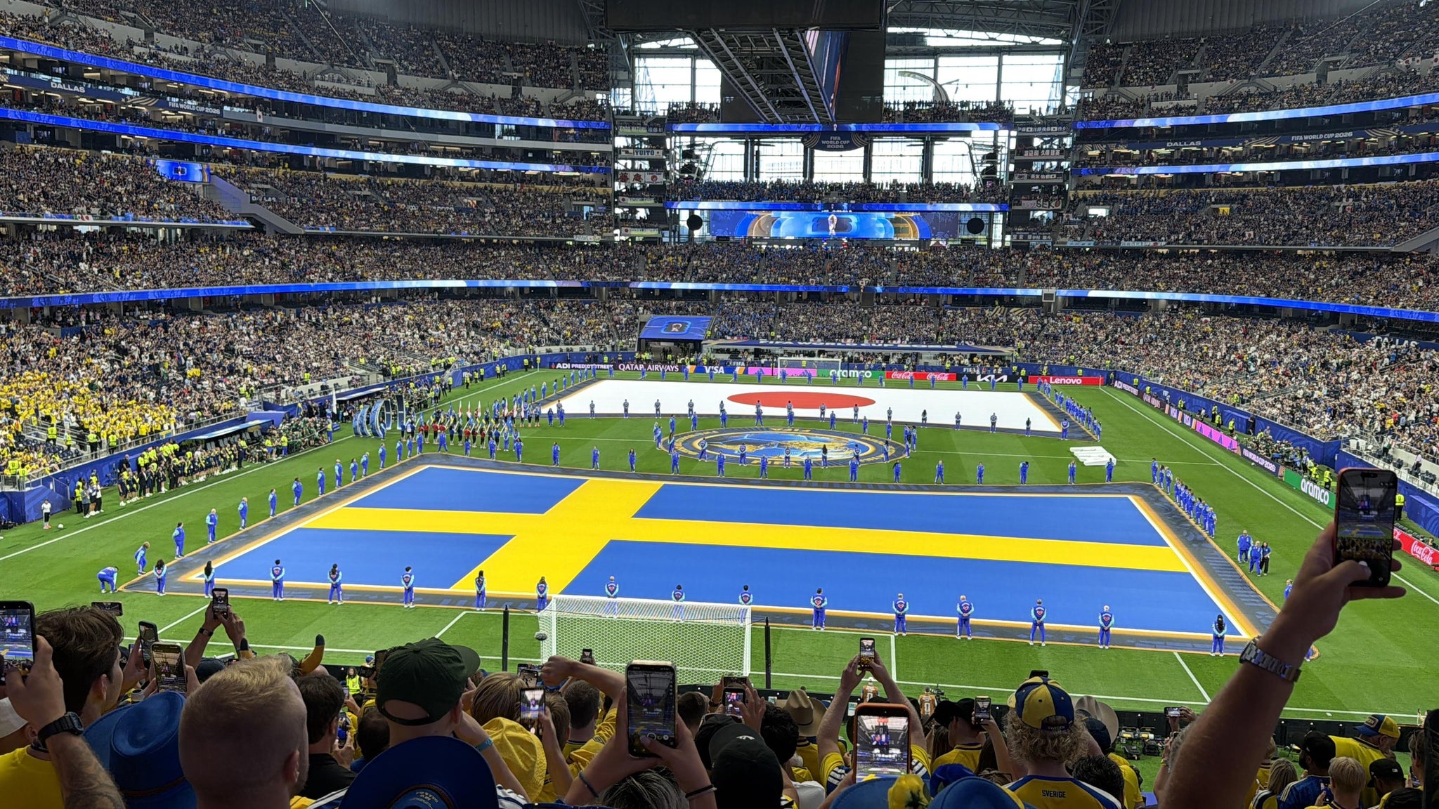 Real Fan View taken from Section 222 at AT&T Stadium by Antonio F