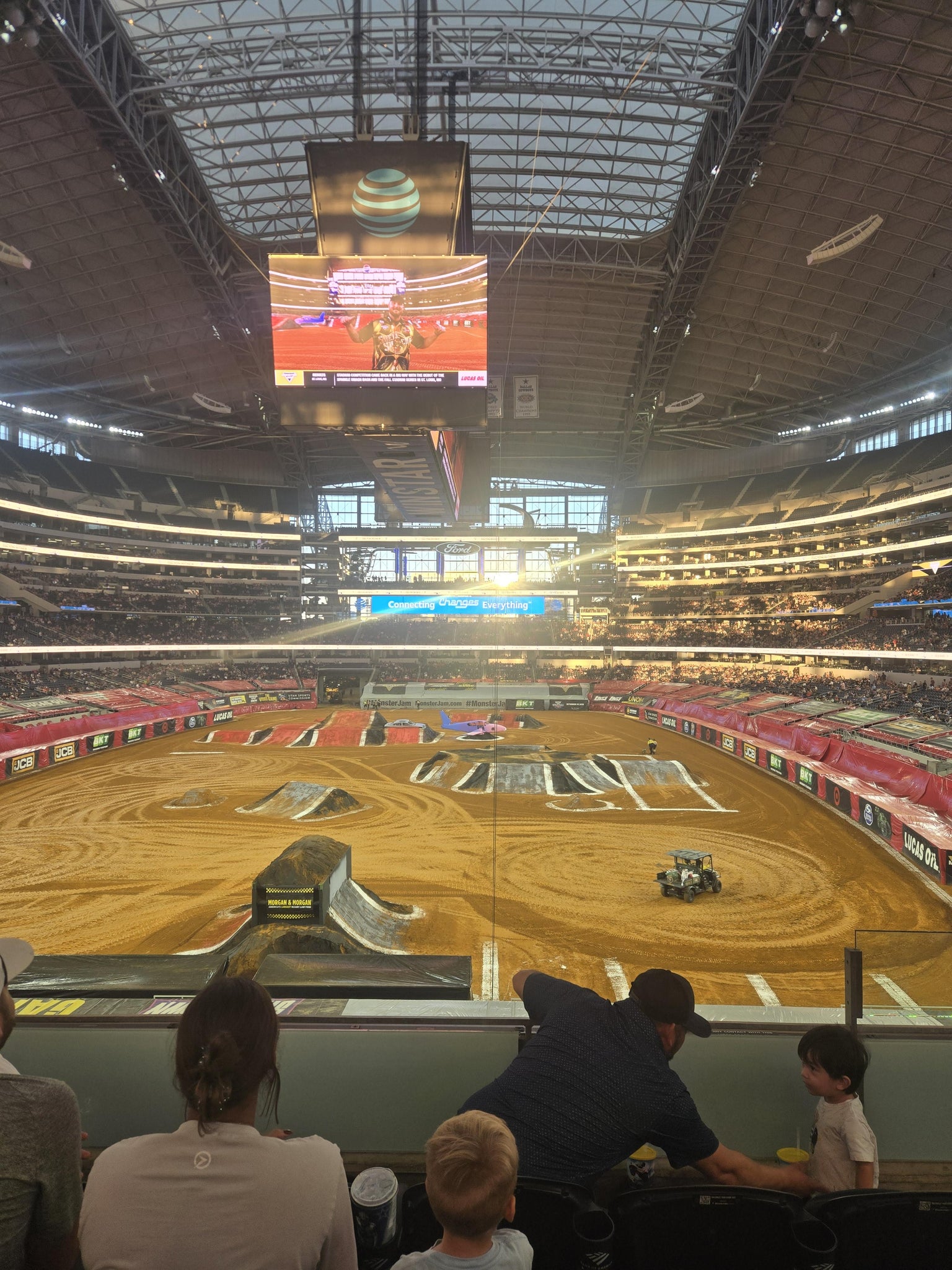 Real Fan View taken from Section 222 at AT&T Stadium by Rosio M