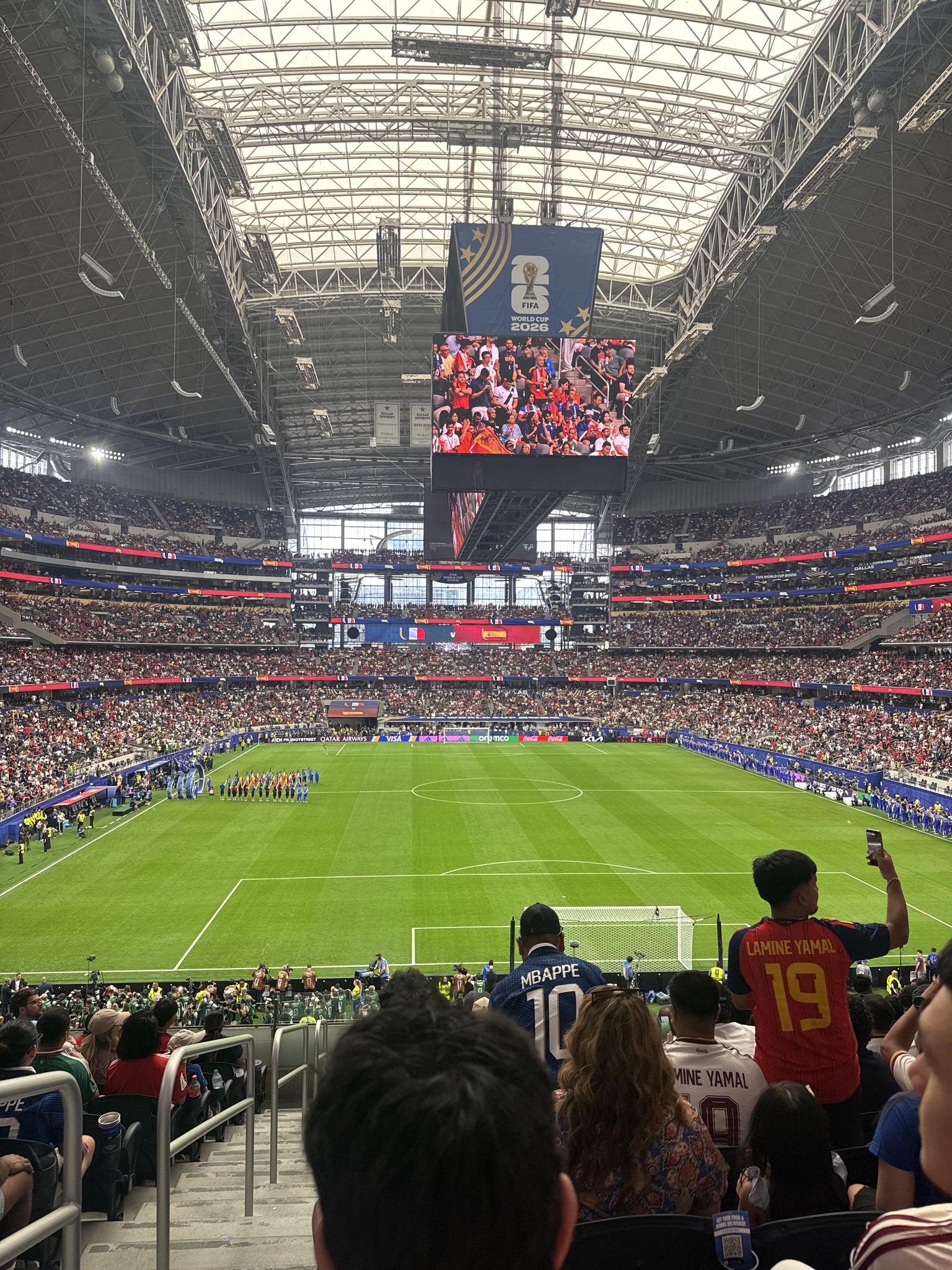 Real Fan View taken from Section 223 at AT&T Stadium by Khoa N
