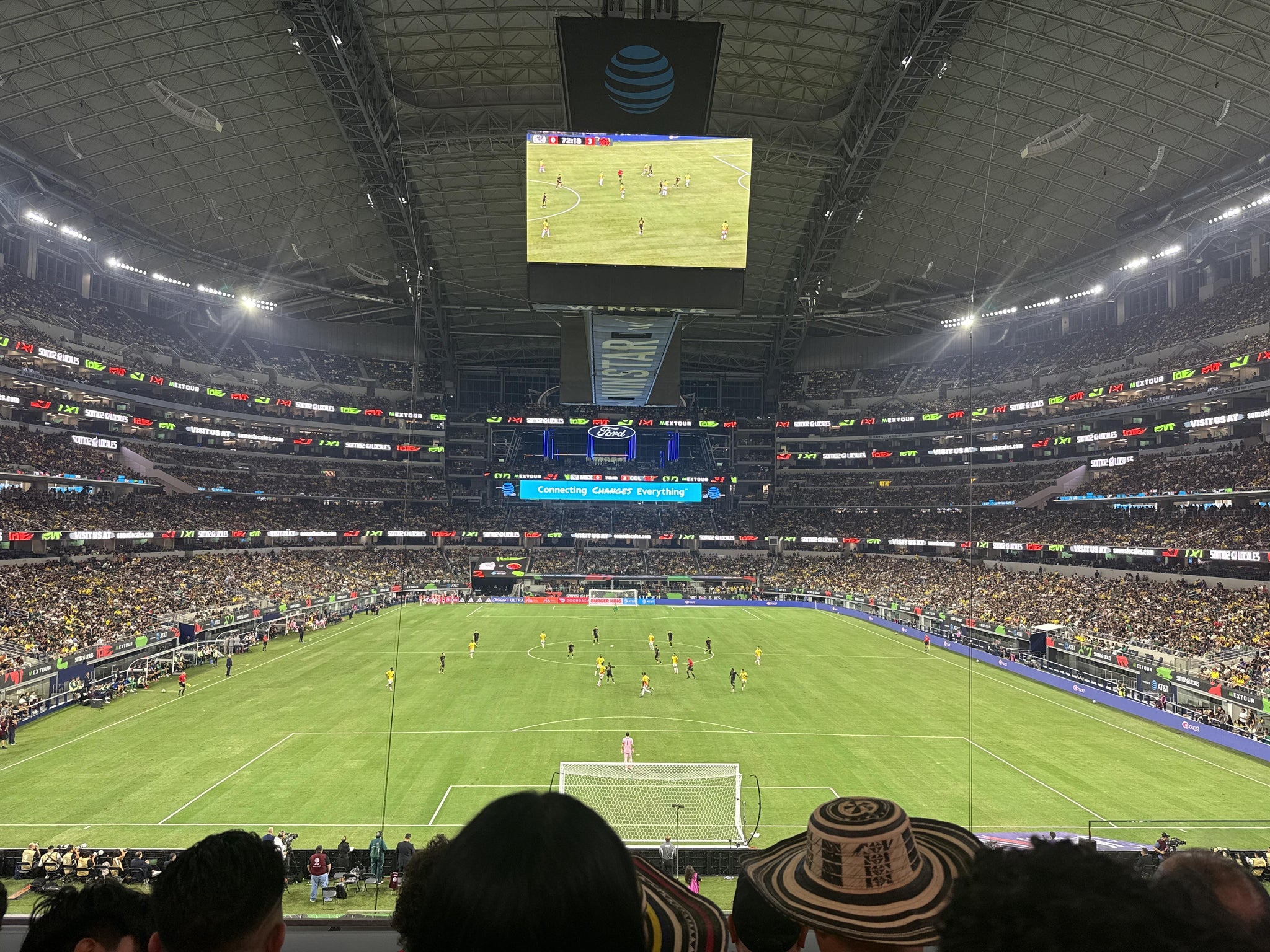 Real Fan View taken from Section 223 at AT&T Stadium by Jose P