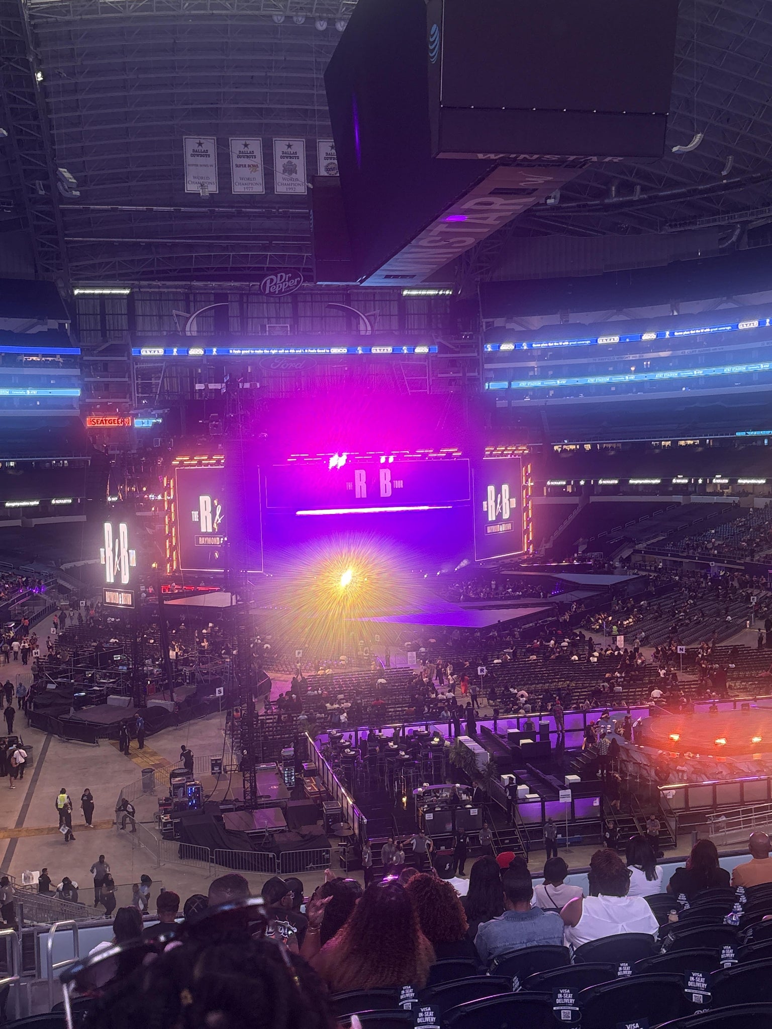 Real Fan View taken from Section 225 at AT&T Stadium by Ariel A