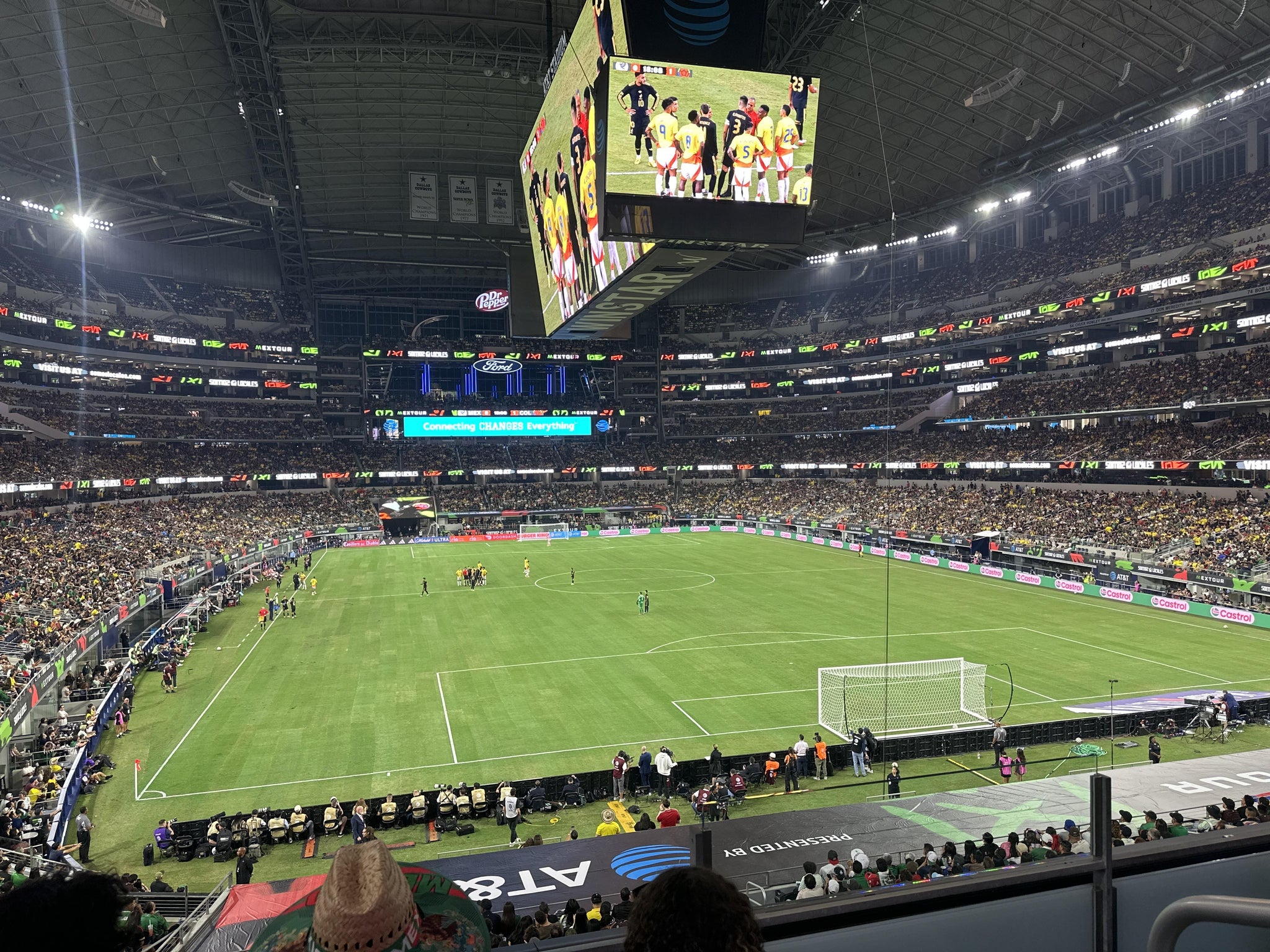 Real Fan View taken from Section 225 at AT&T Stadium by Lizeth P