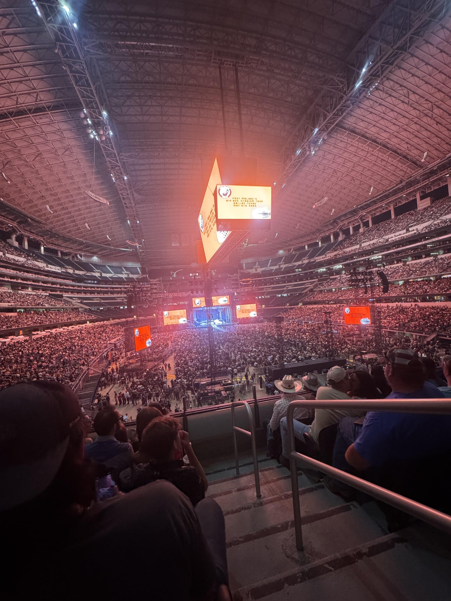 Real Fan View taken from Section 225 at AT&T Stadium by Bryce M