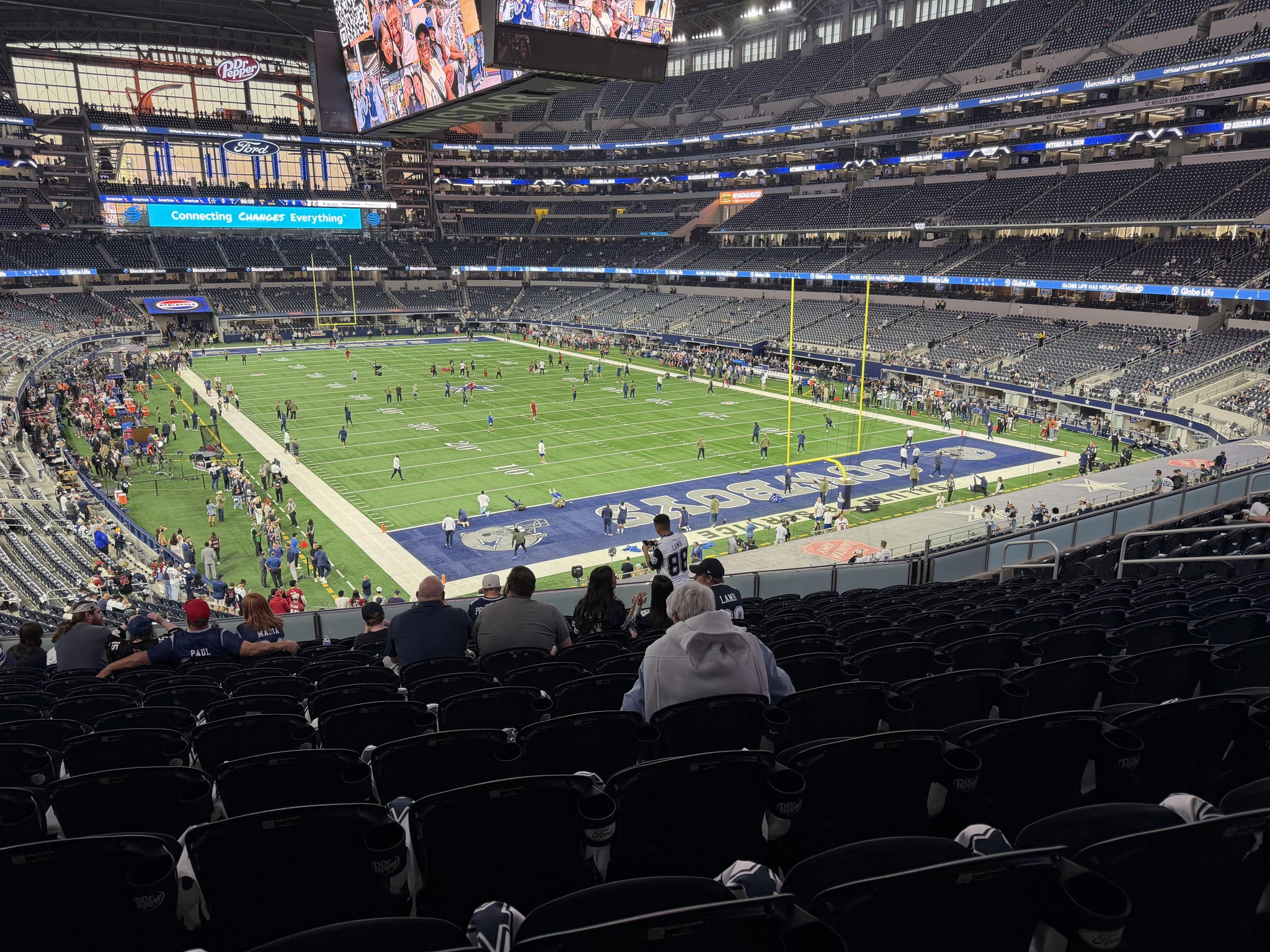 Real Fan View taken from Section 226 at AT&T Stadium by Matthew B