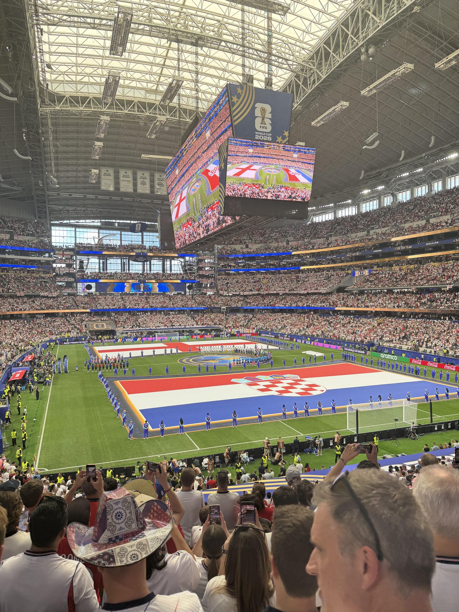 Real Fan View taken from Section 226 at AT&T Stadium by Daniel M